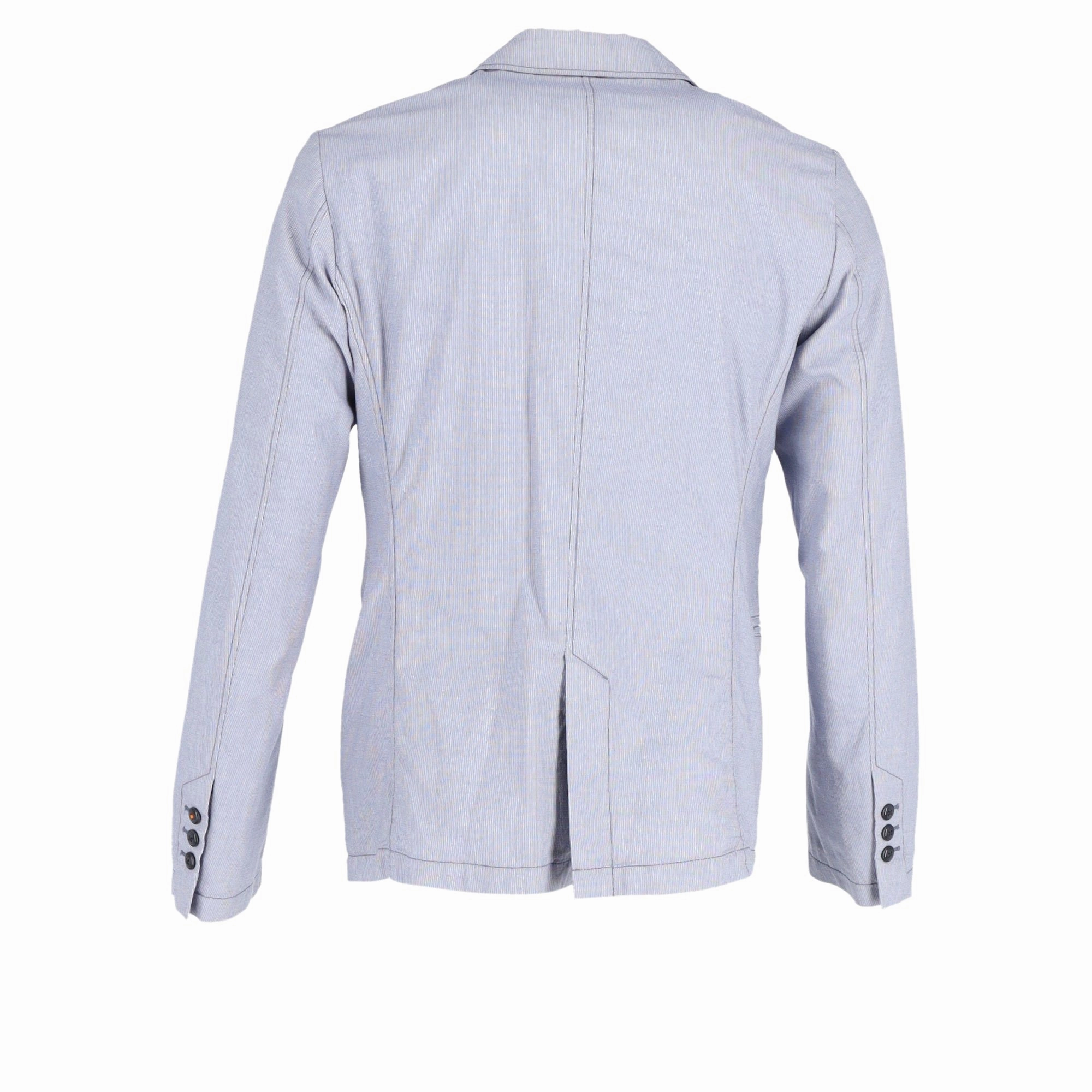 Hugo Boss Single-Breasted Blazer in Light Blue Polyester