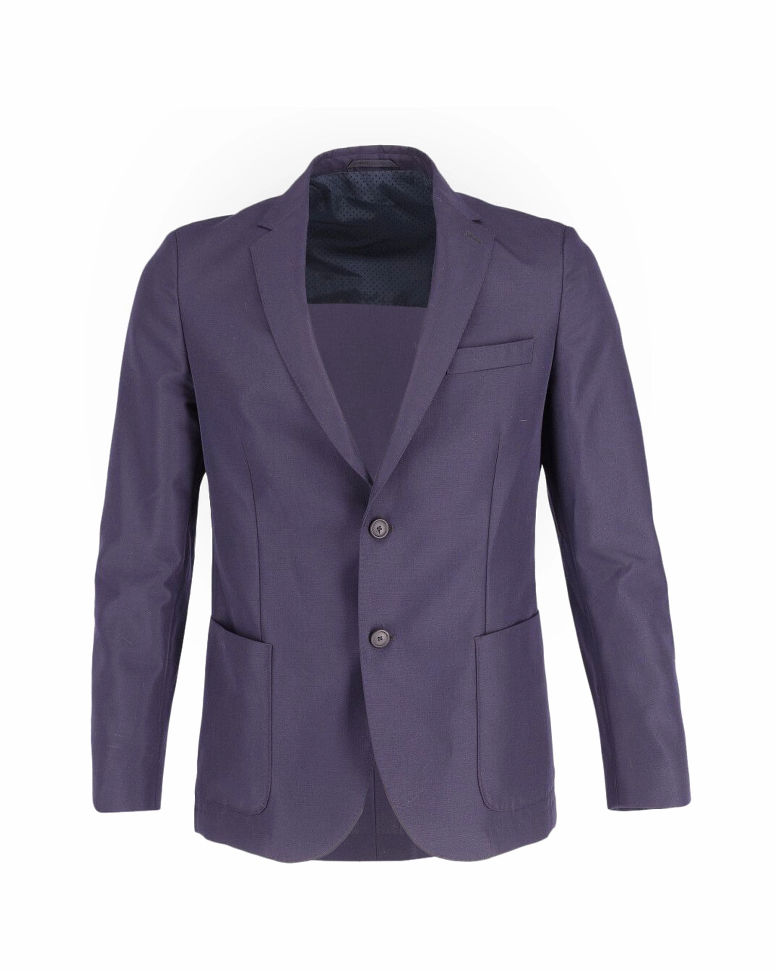 Hugo Boss Single Breasted Blazer in Navy Blue Wool