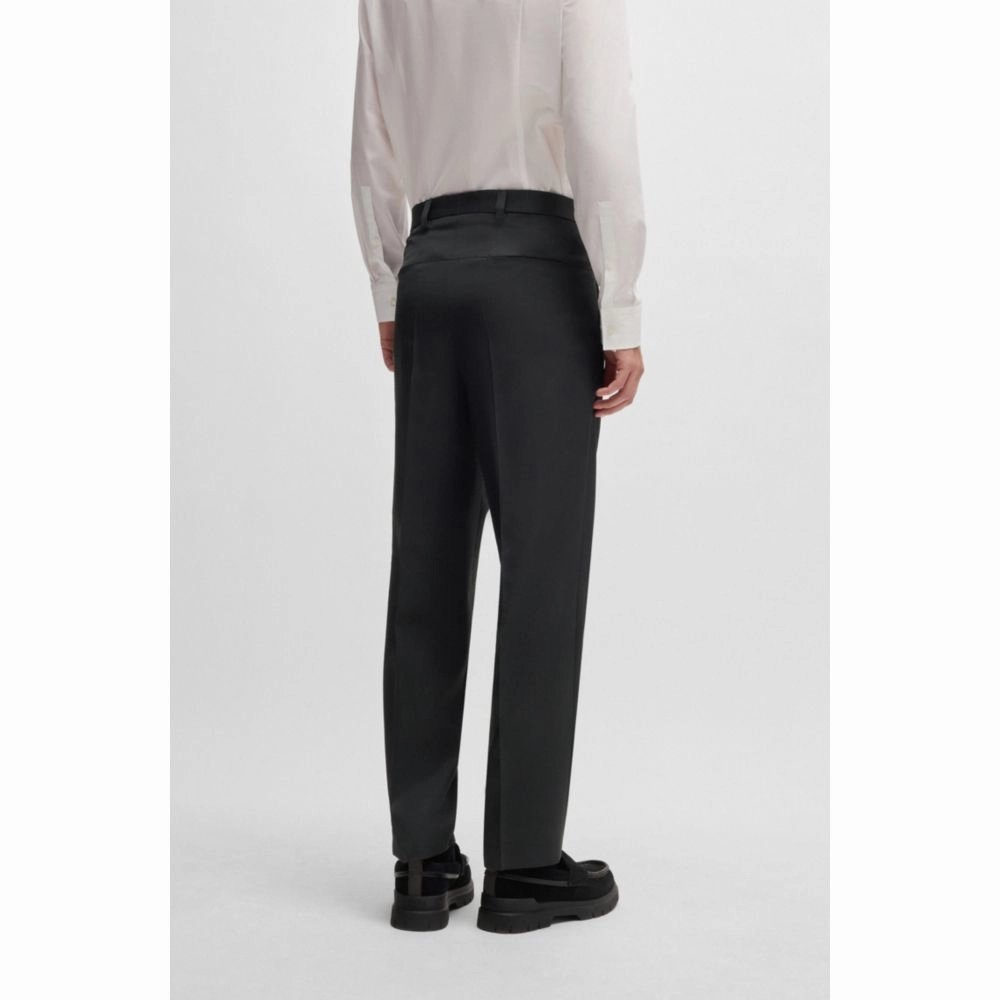 HUGO FORWARD slim-fit trousers in wool-blend twill