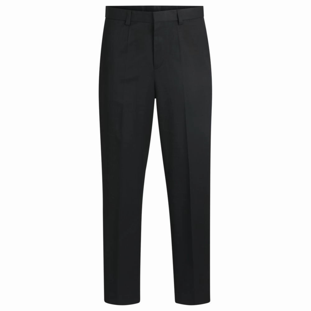 HUGO FORWARD slim-fit trousers in wool-blend twill