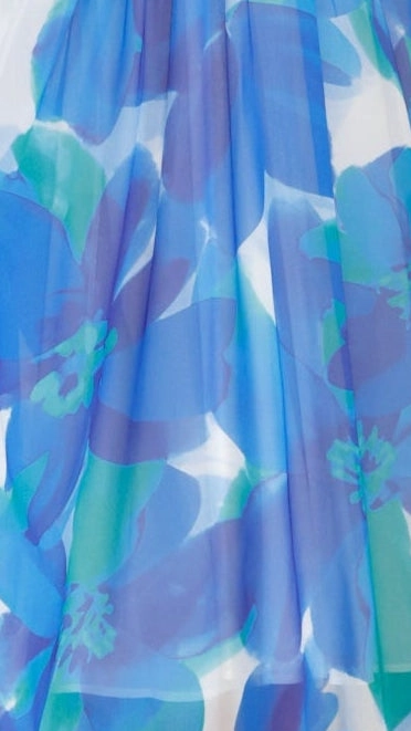 Ilah Maxi Dress - Blue/Green