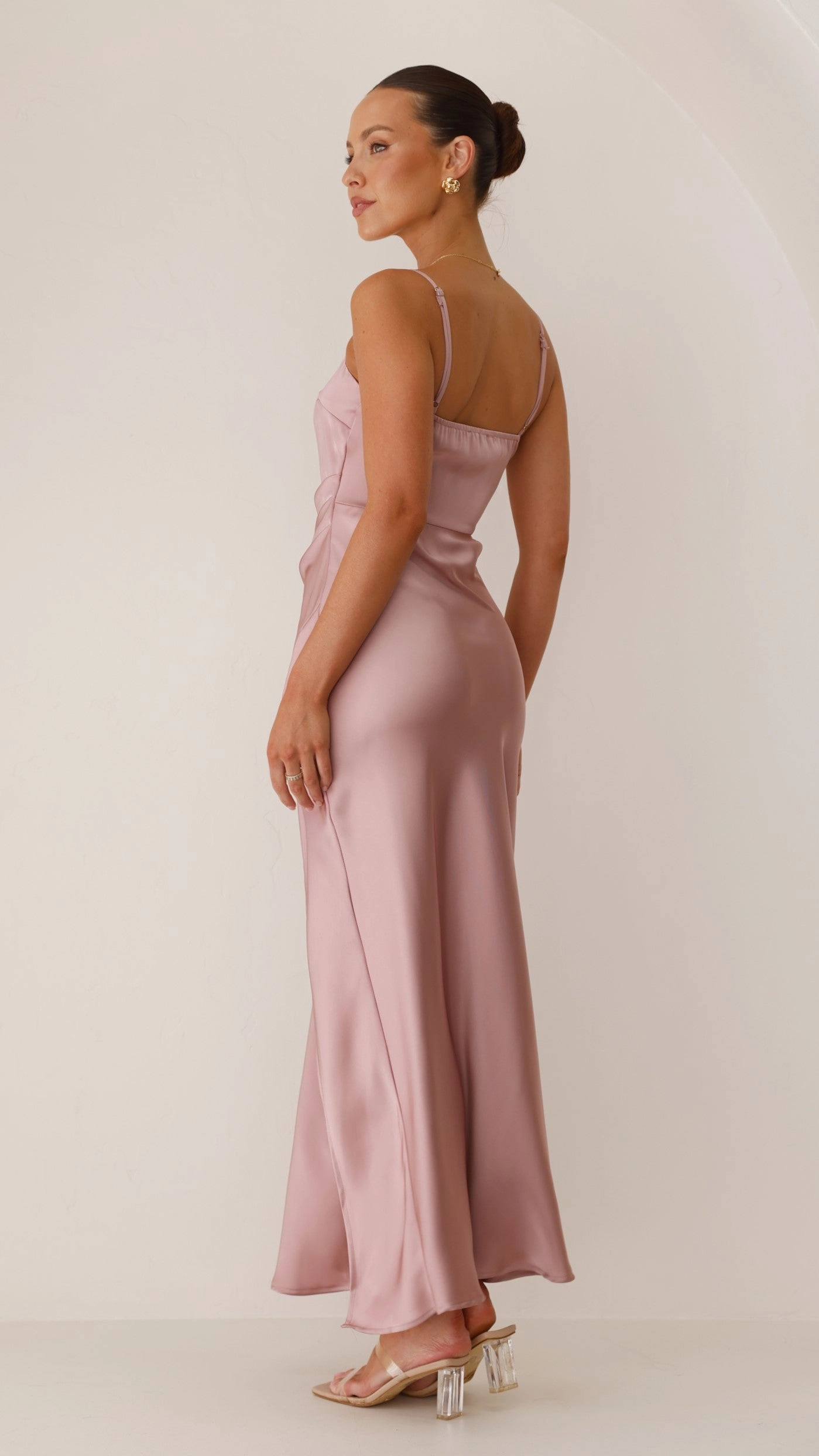 Ilana Maxi Dress - Dusty Pink