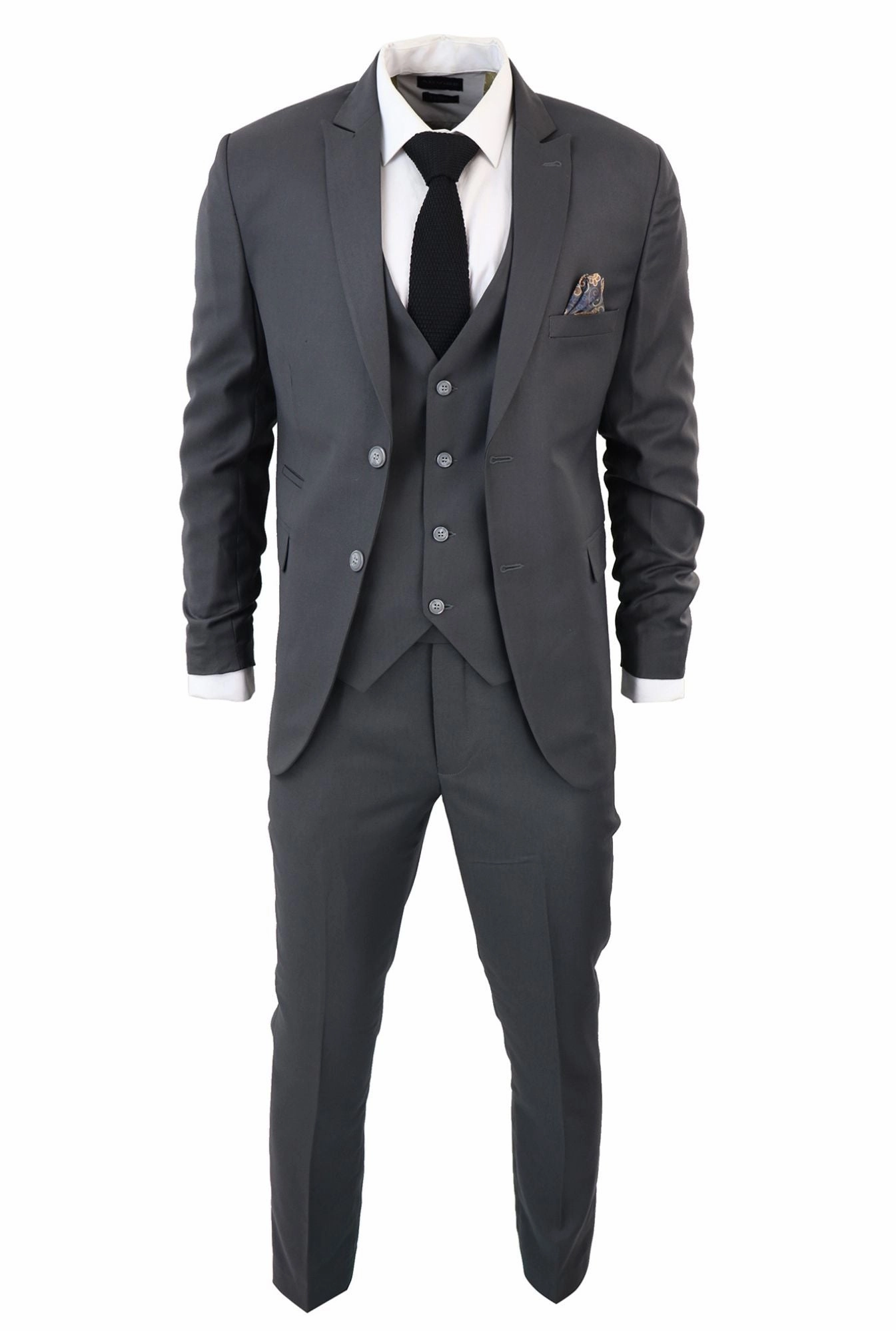 IM1 Classic Plain 3 Piece Suit
