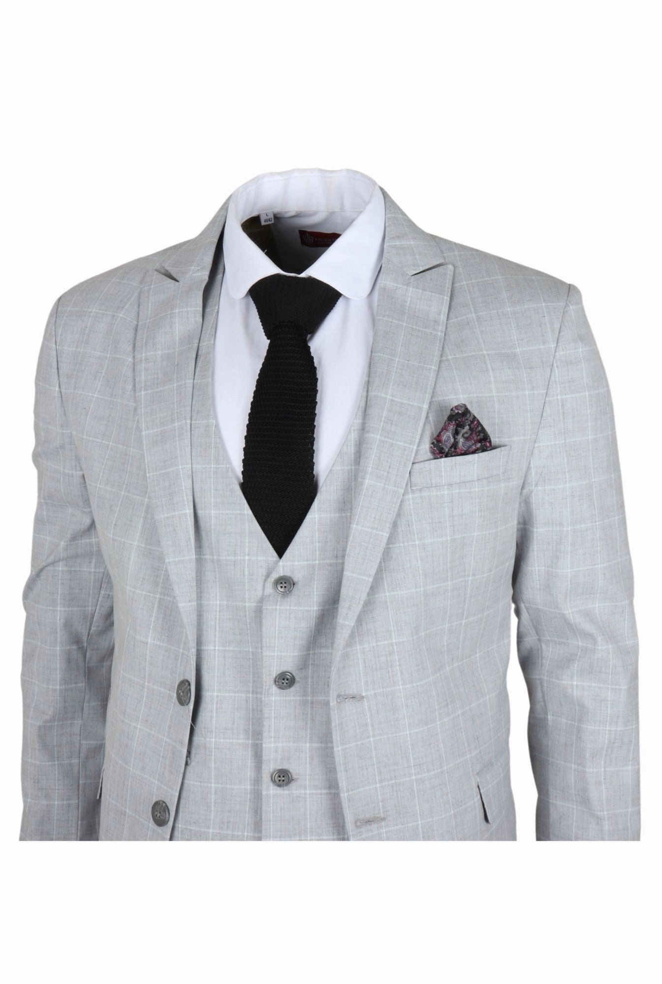 IM3 Checked Tailored Fit Suit