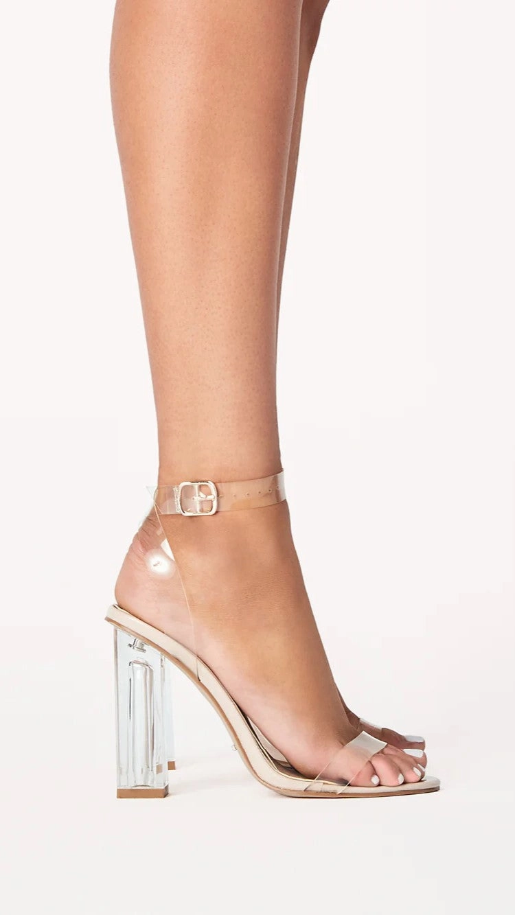 Inca Heels - Nude Patent
