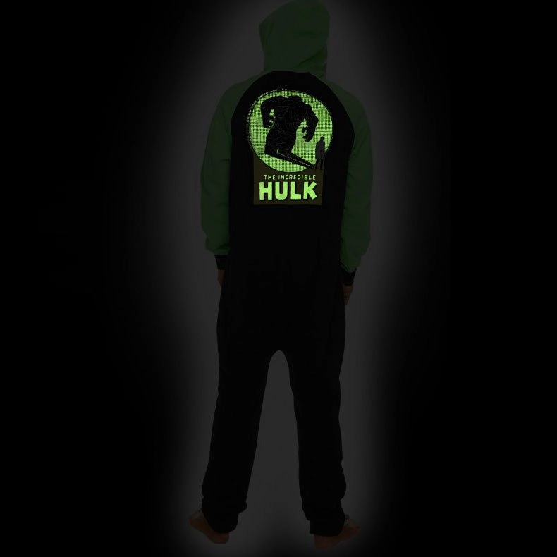 Incredible Hulk Glow In The Dark Onesie