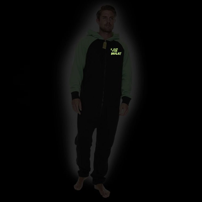 Incredible Hulk Glow In The Dark Onesie