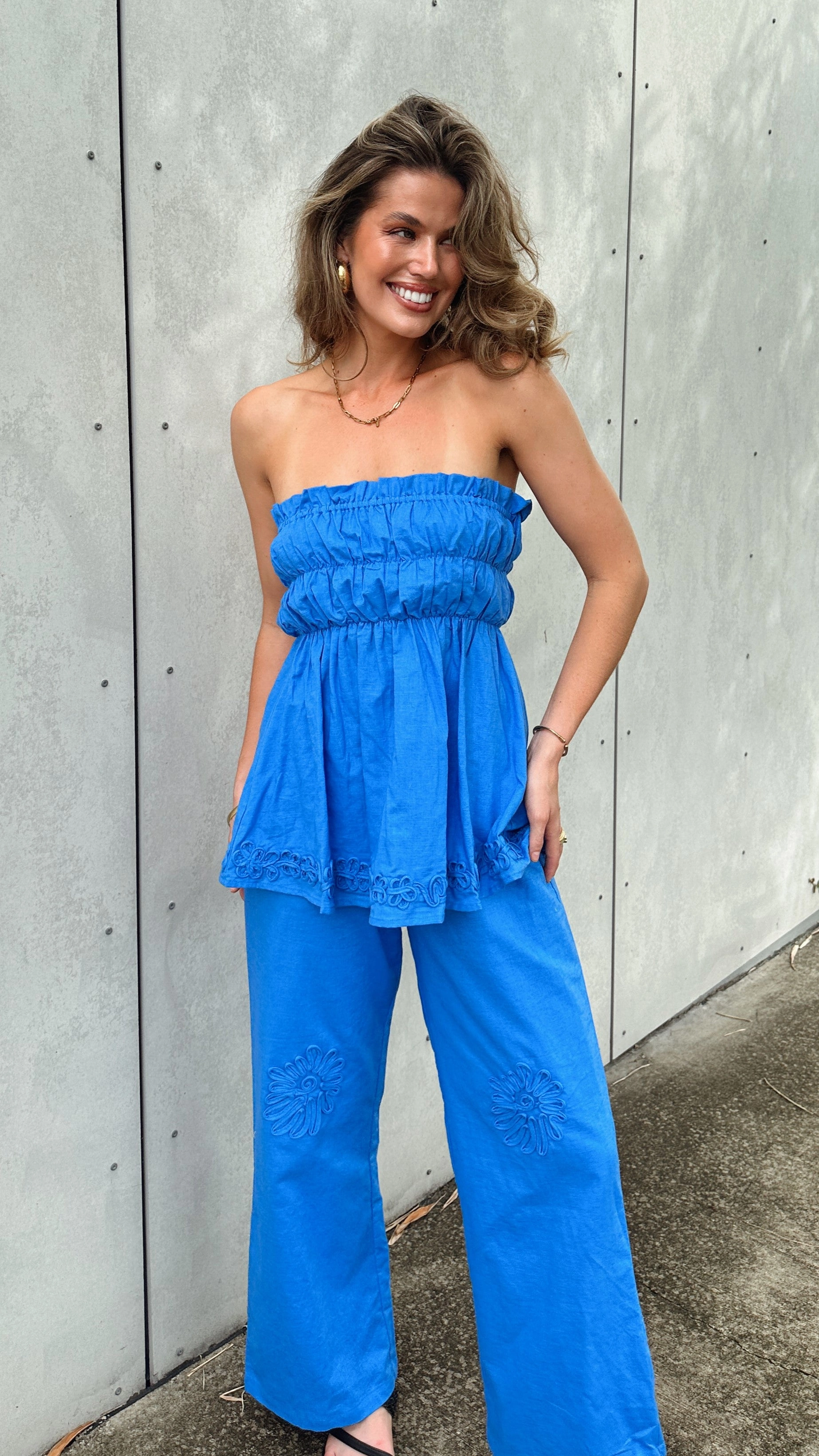 Ines Pants - Marine