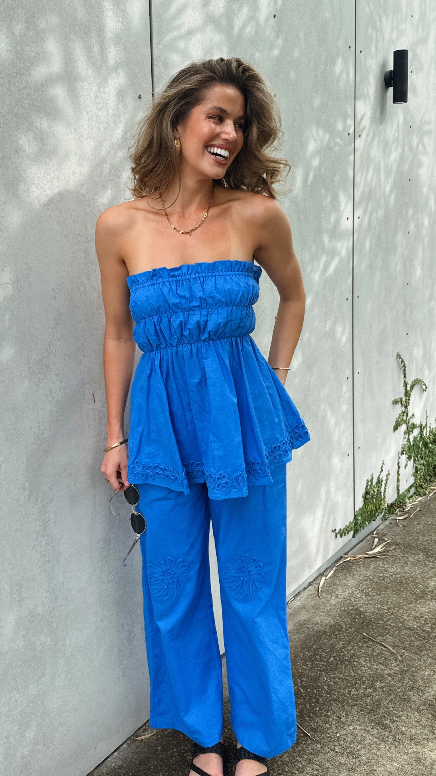 Ines Pants - Marine
