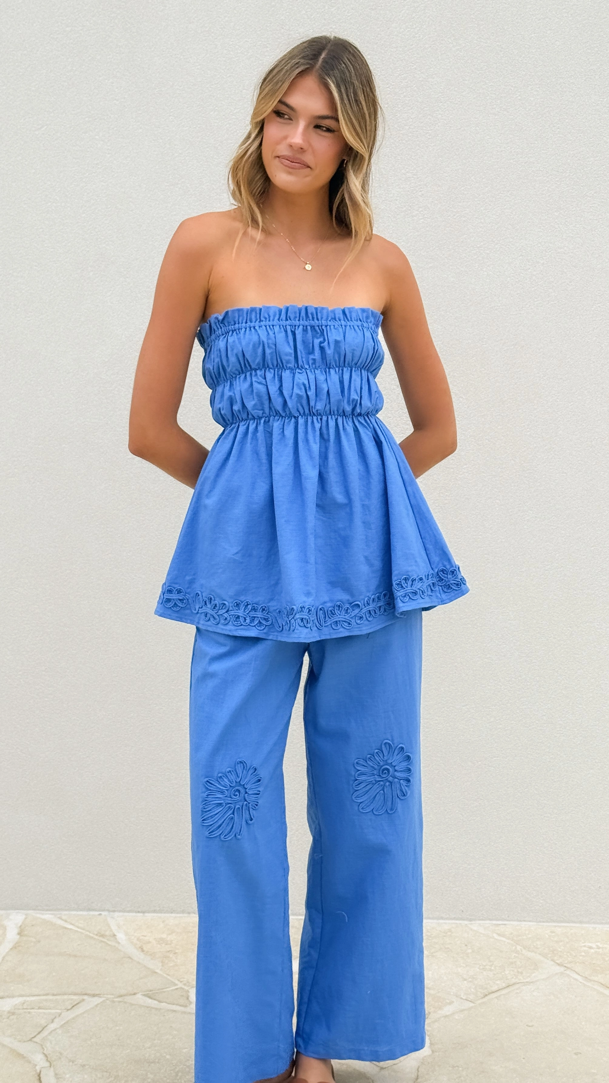 Ines Pants - Marine