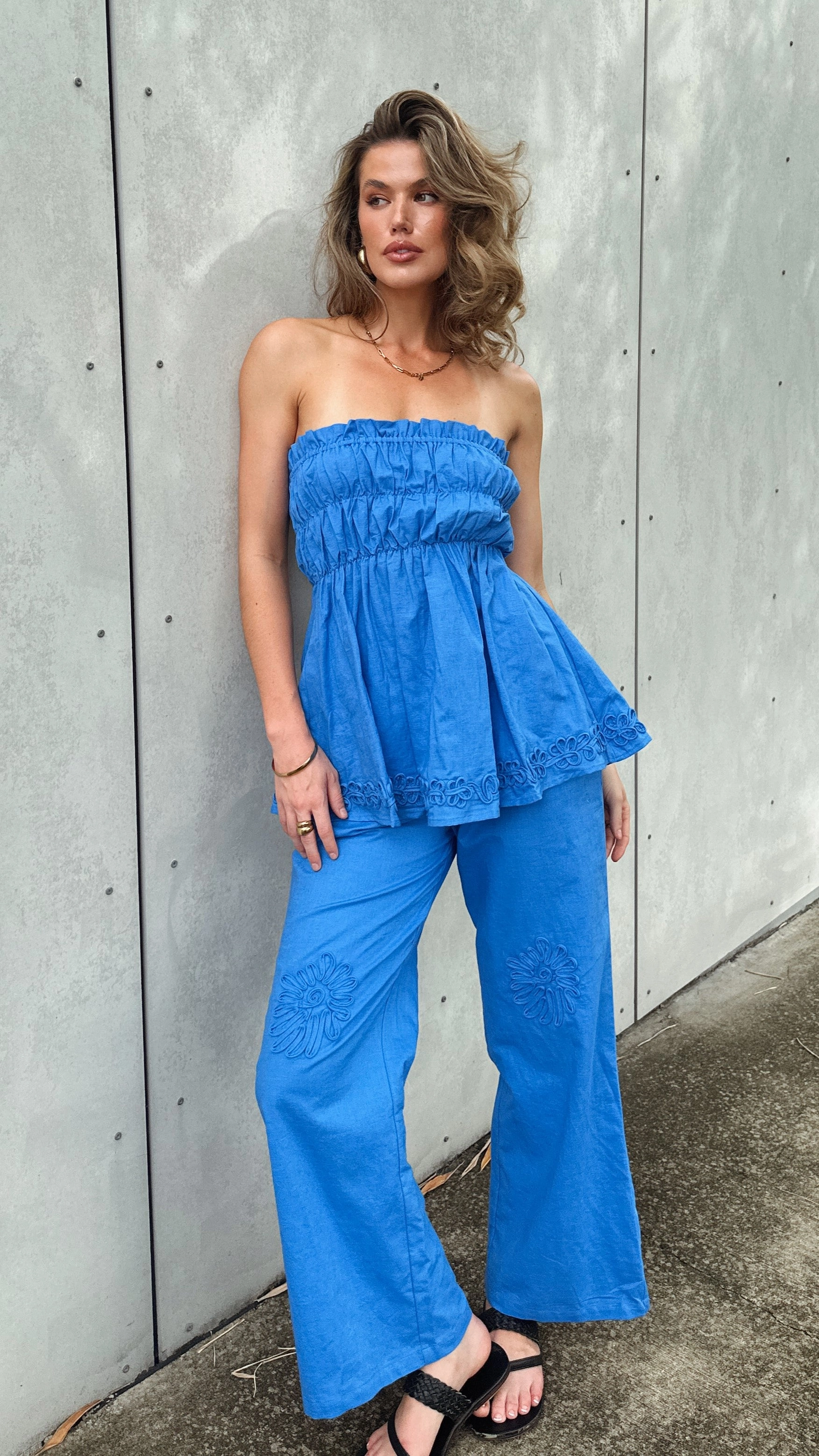 Ines Pants - Marine