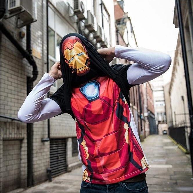 Iron Man Reversible Long Sleeve T-Shirt