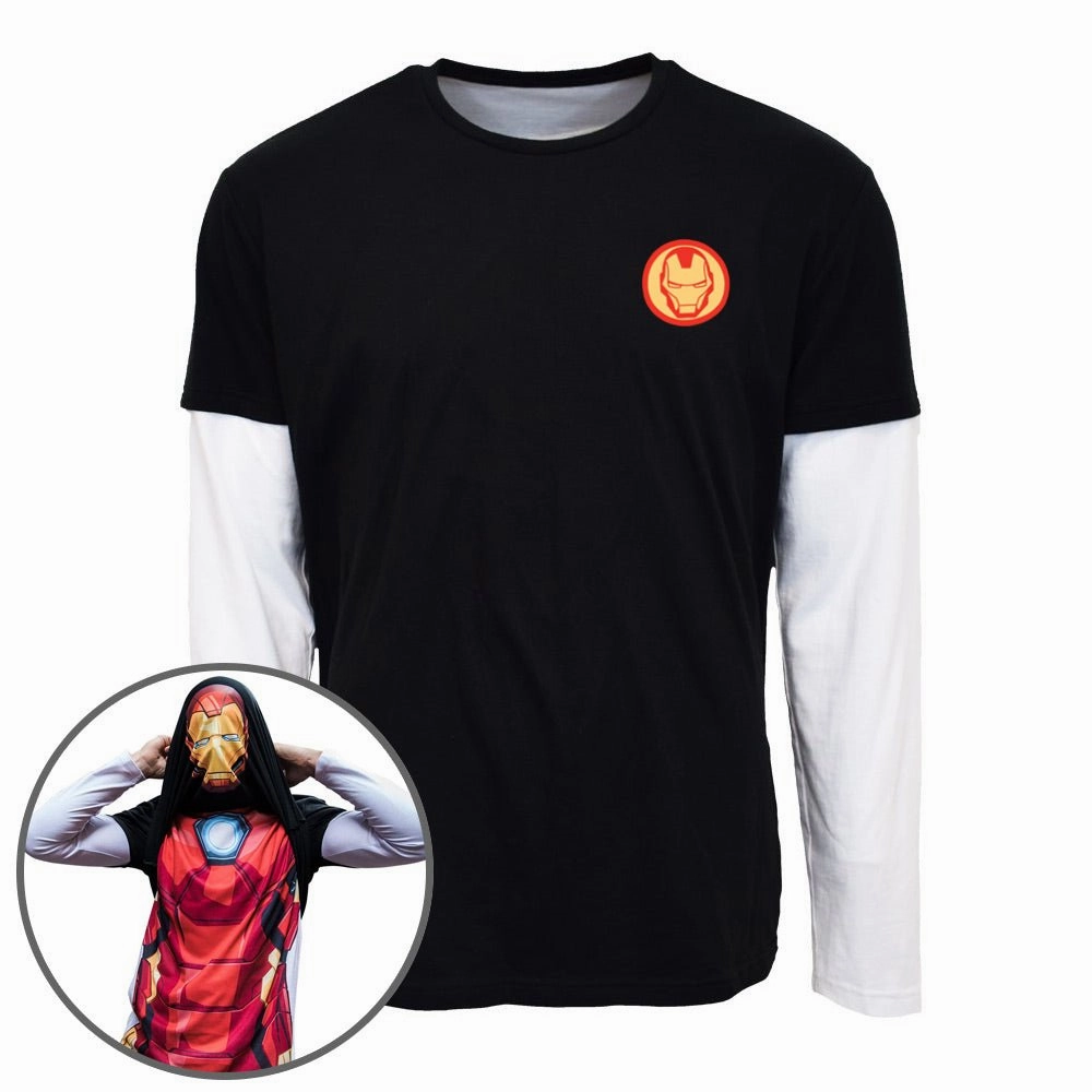 Iron Man Reversible Long Sleeve T-Shirt