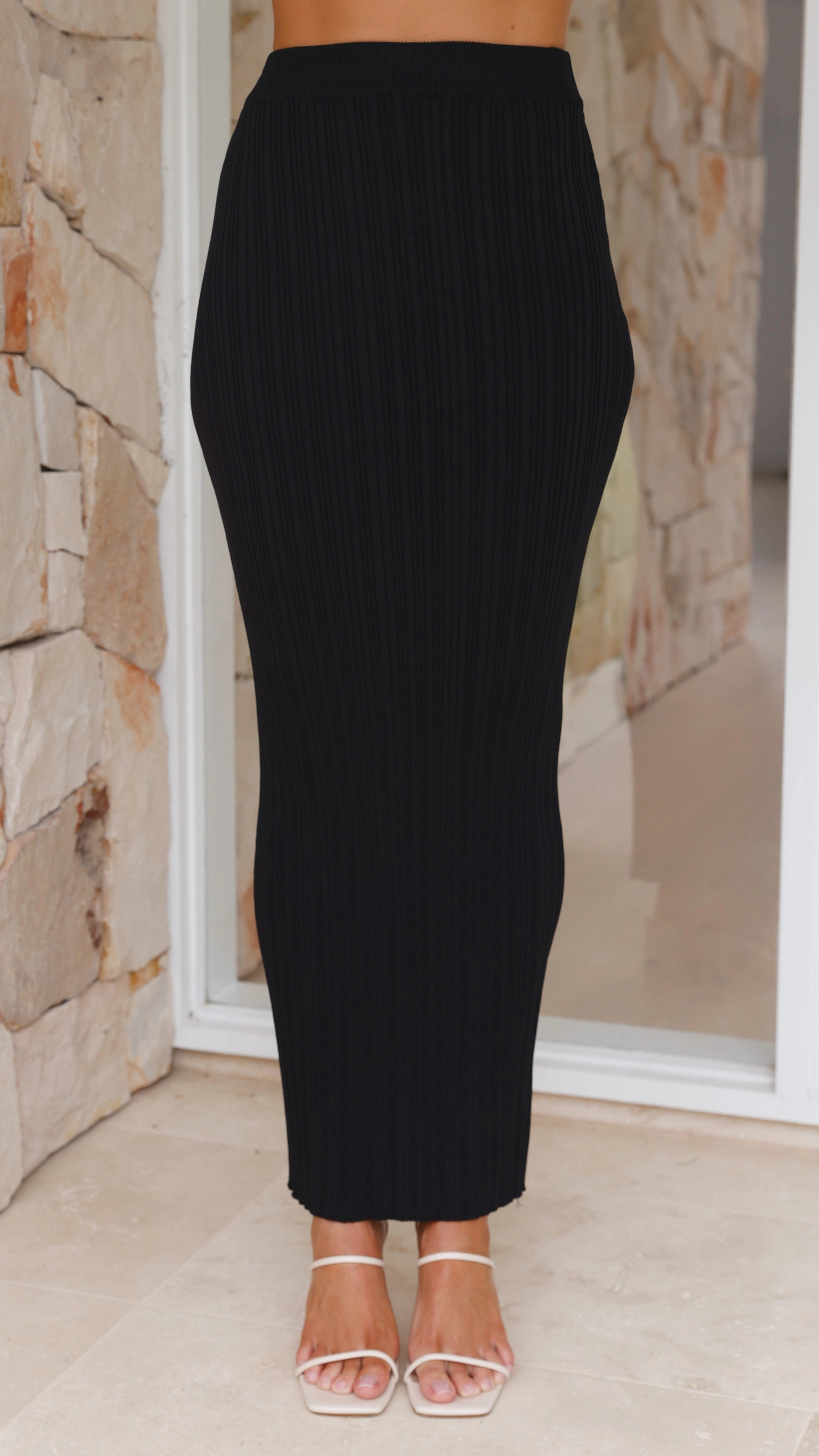 Isla Maxi Skirt - Black