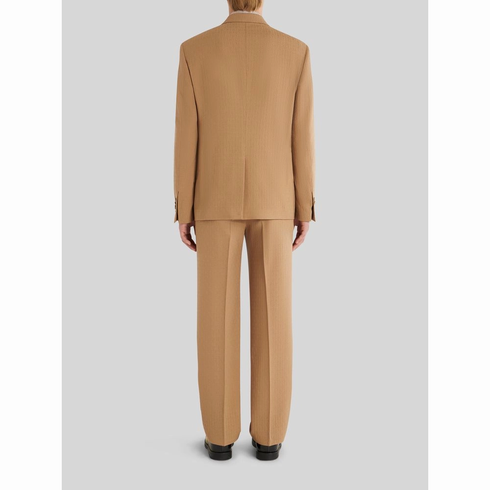 JACQUARD JACKET WITH TIE PRINT DESIGNS