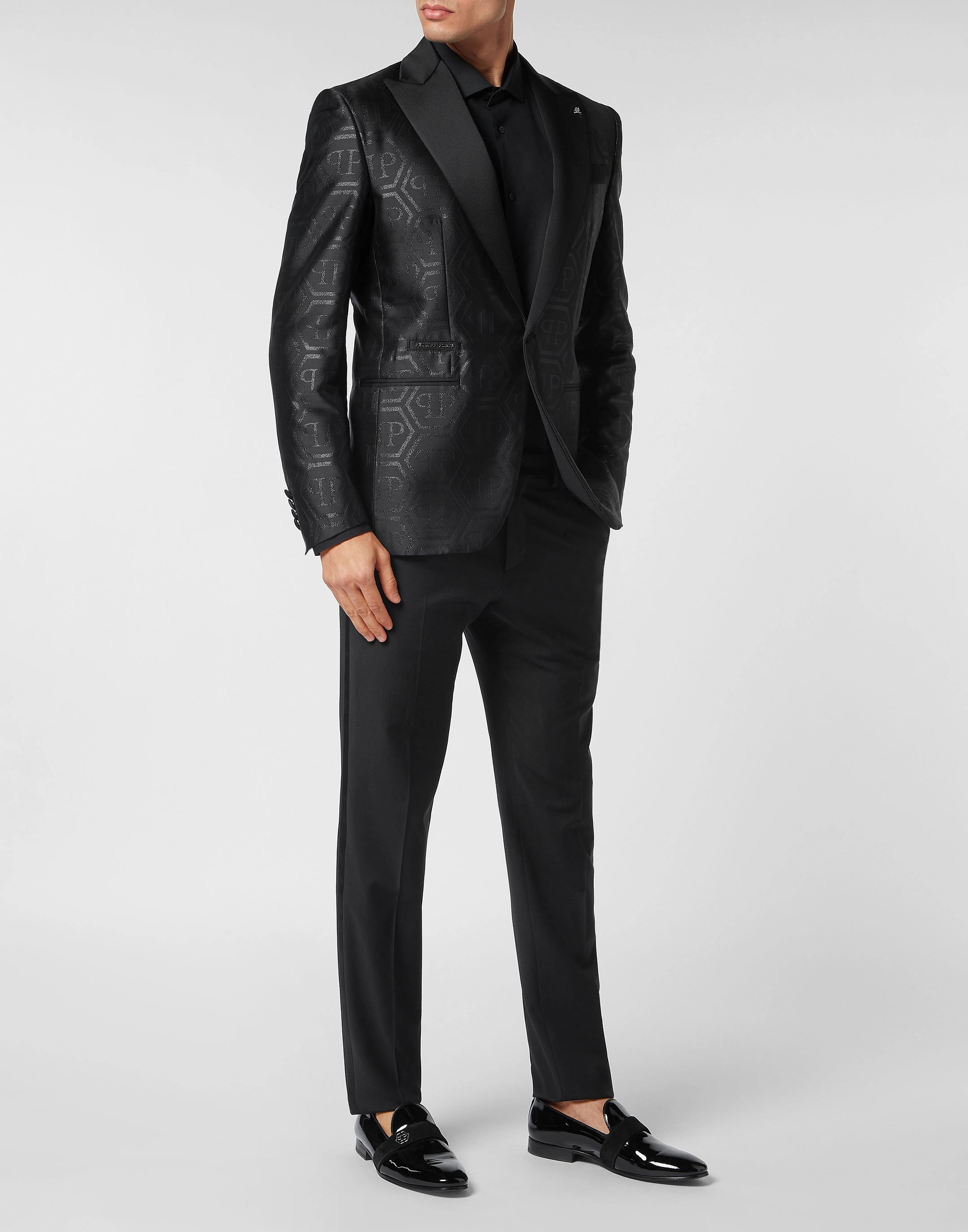 Jacquard Lurex Blazer Lord Fit Monogram