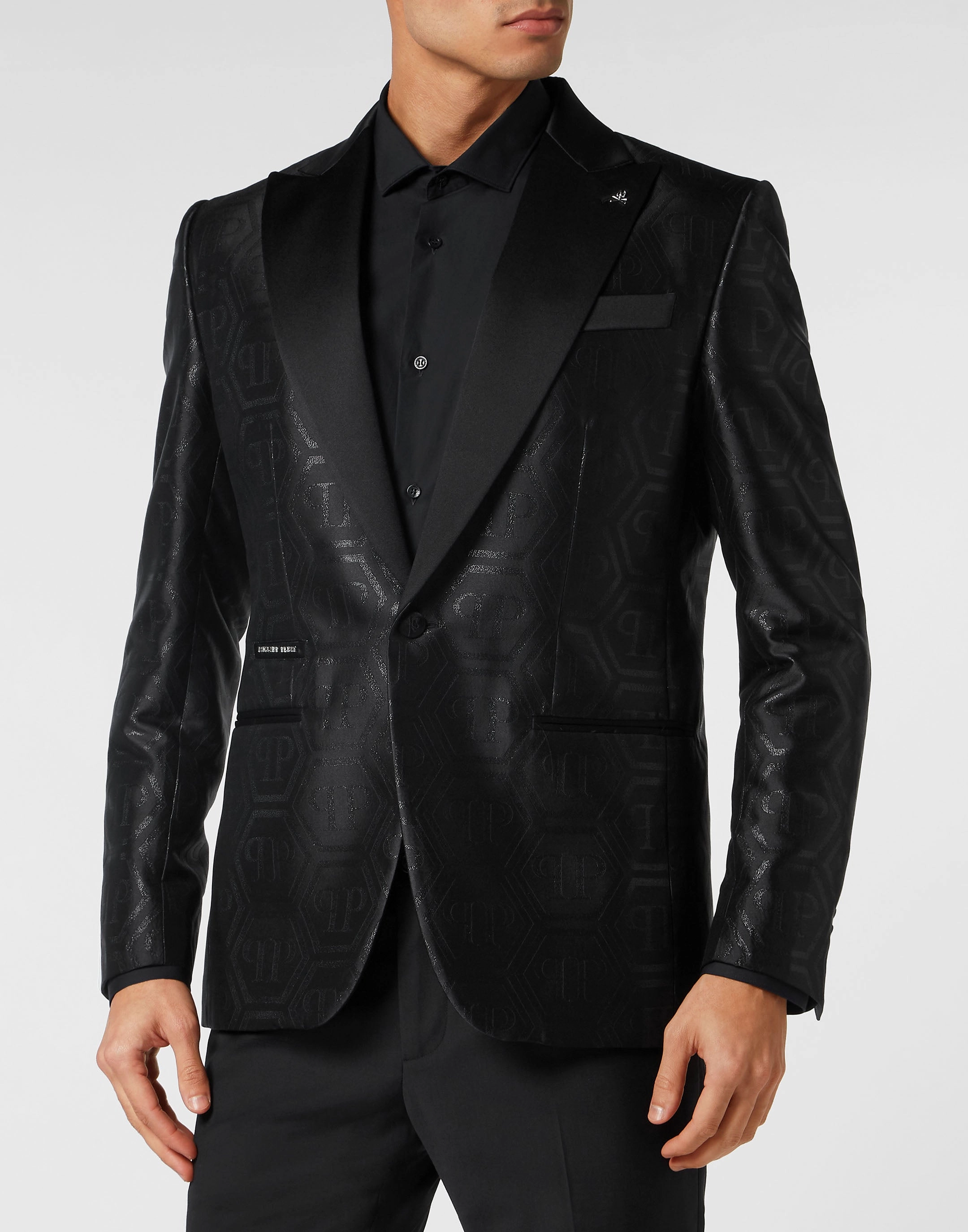 Jacquard Lurex Blazer Lord Fit Monogram