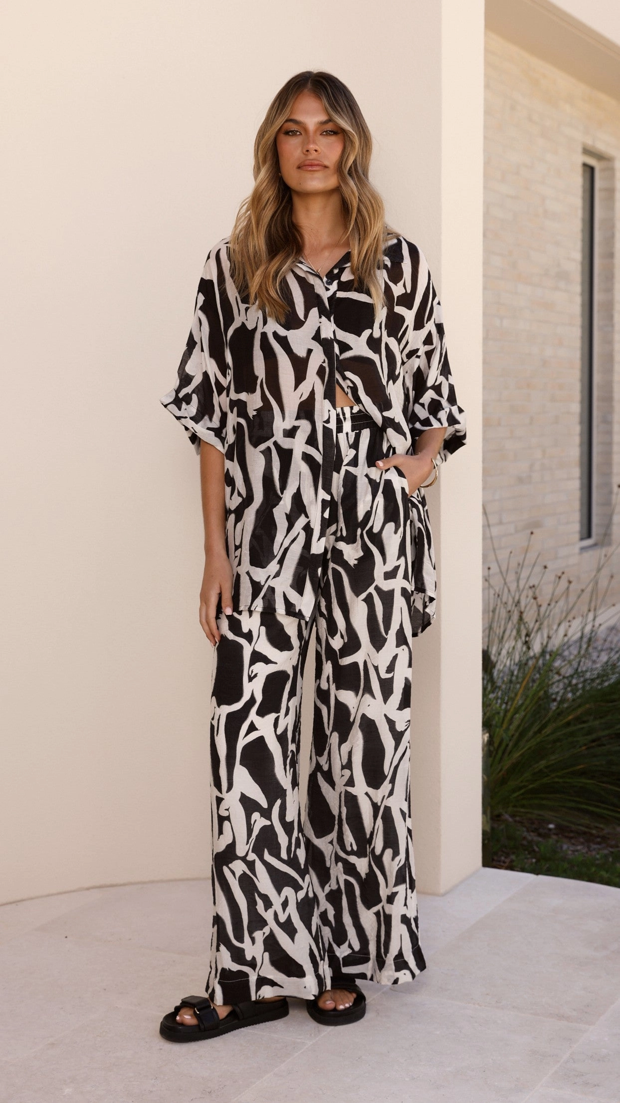 Jamerson Pants - Black/White