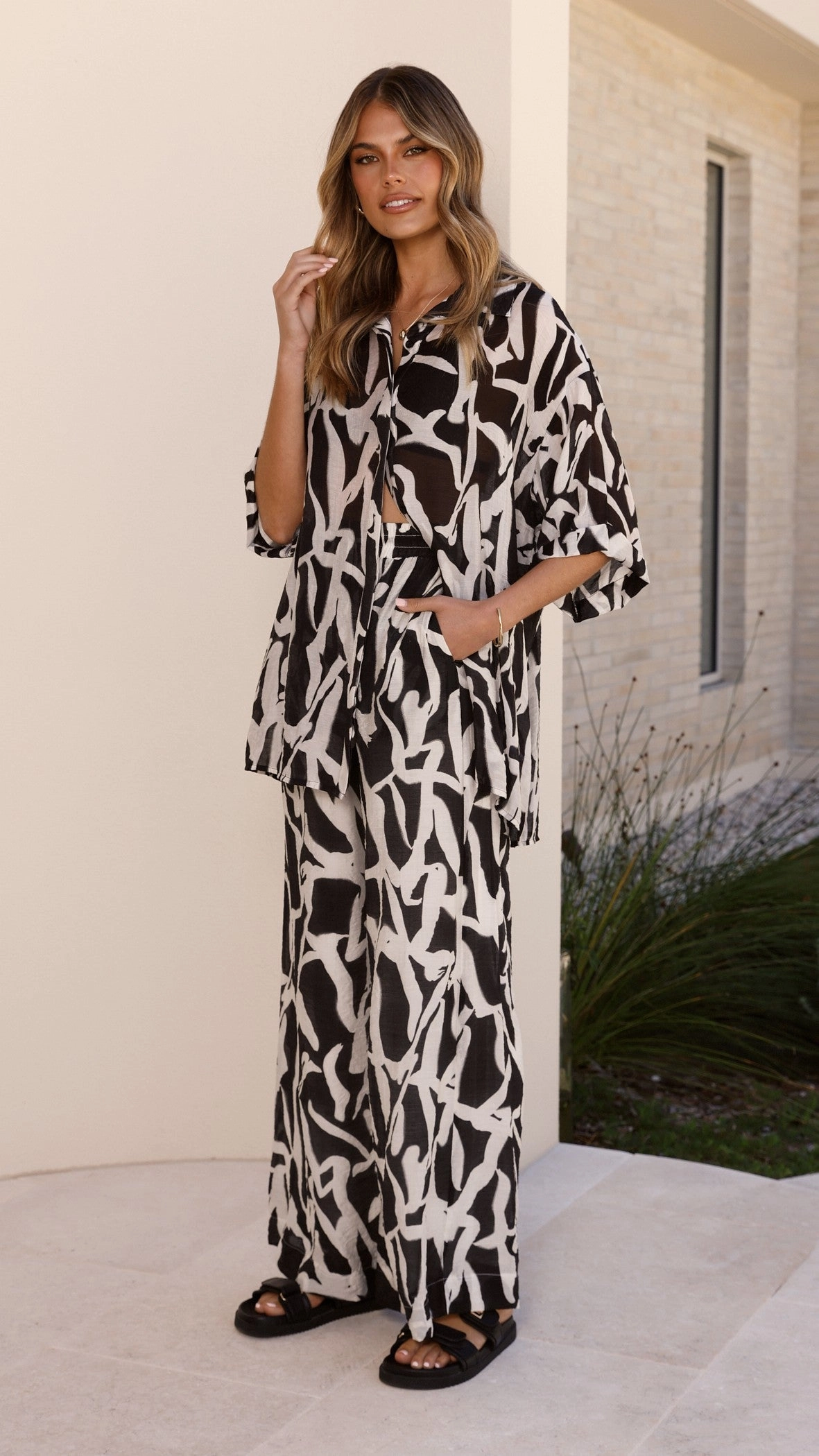 Jamerson Pants - Black/White
