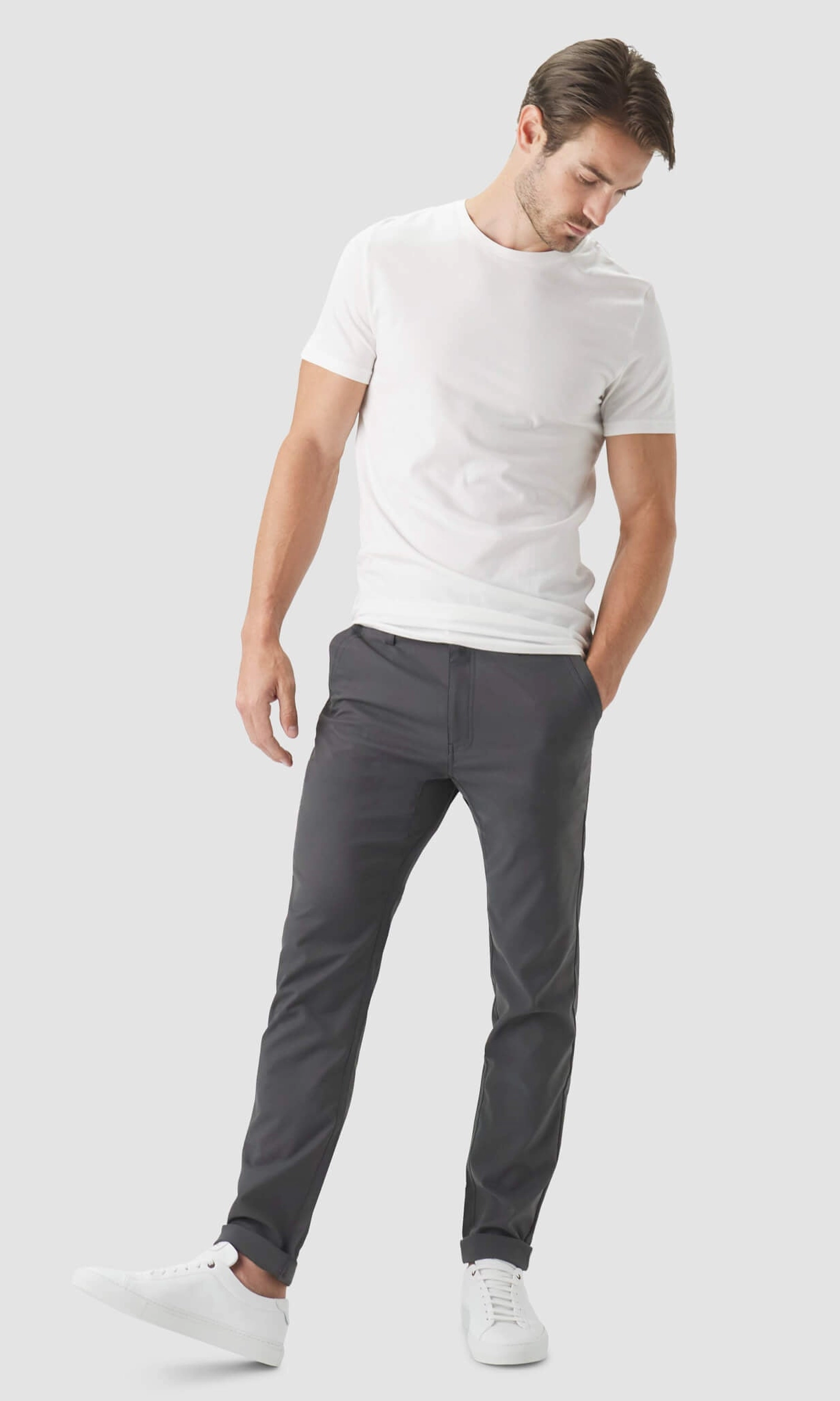 Jetsetter Tech Pant Slim Fit in Charcoal Gray