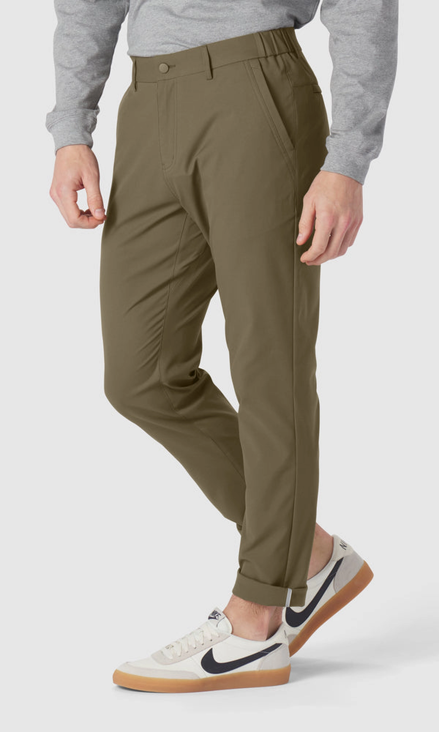 Jetsetter Tech Pant Slim Fit in Olive Green