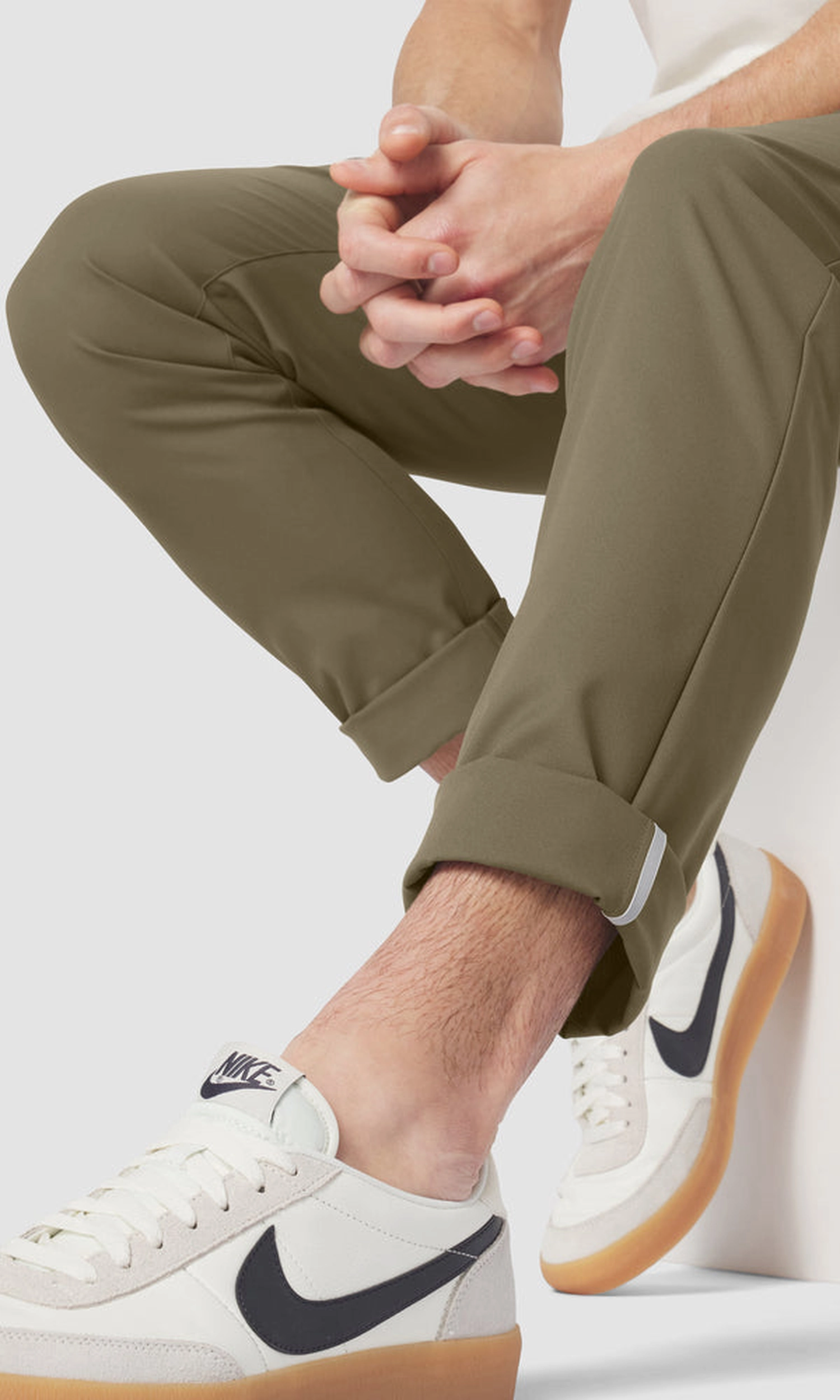 Jetsetter Tech Pant Slim Fit in Olive Green