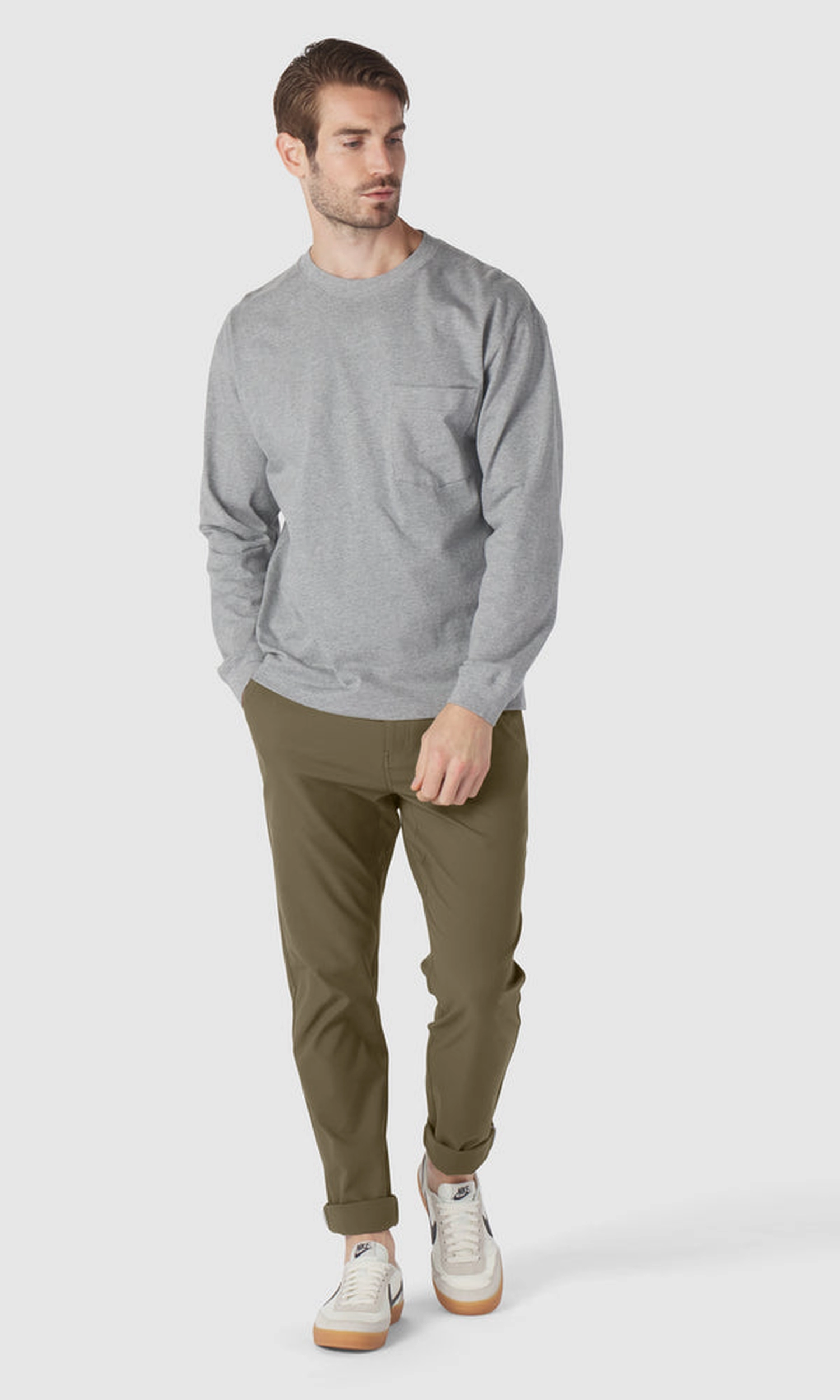 Jetsetter Tech Pant Slim Fit in Olive Green