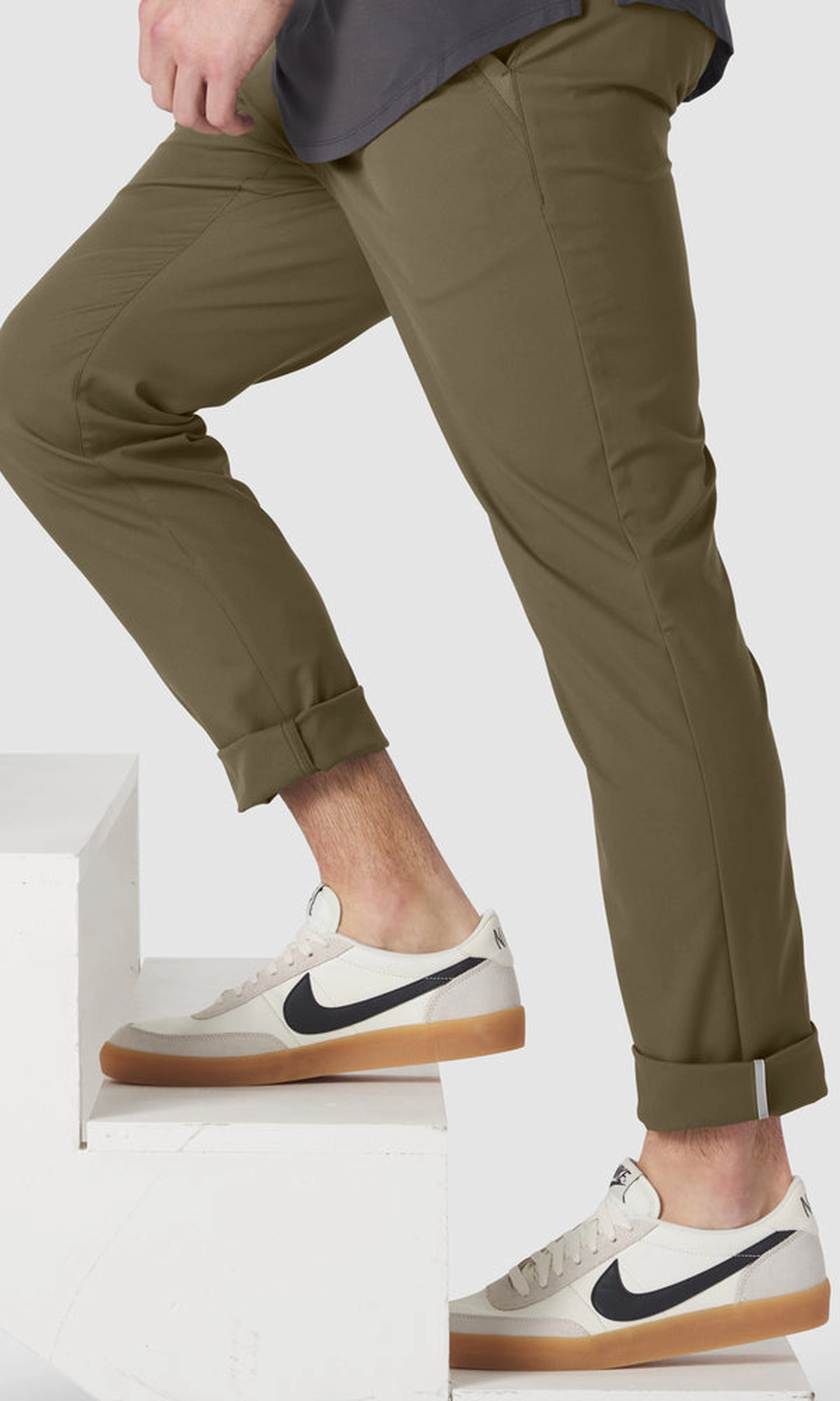 Jetsetter Tech Pant Slim Fit in Olive Green