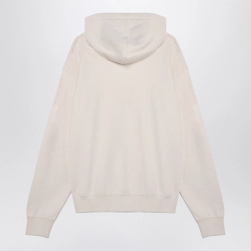 Jil Sander Men's ivory Sweater With Logo Patch