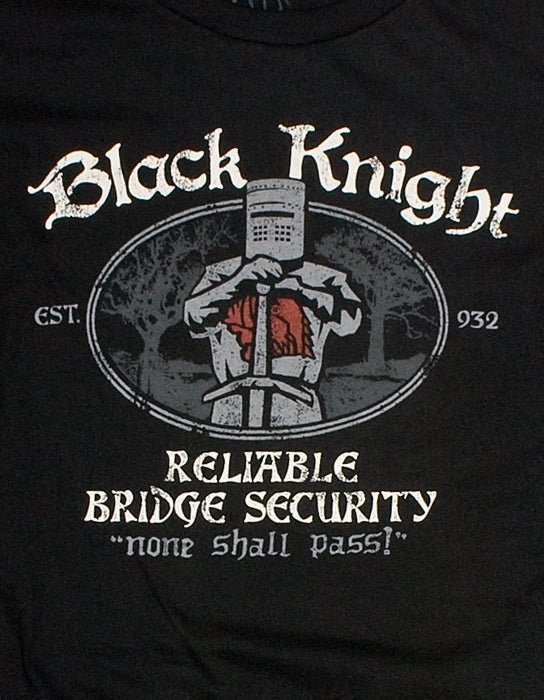 Jinx Black Knight Bridge Security Men's T-Shirt
