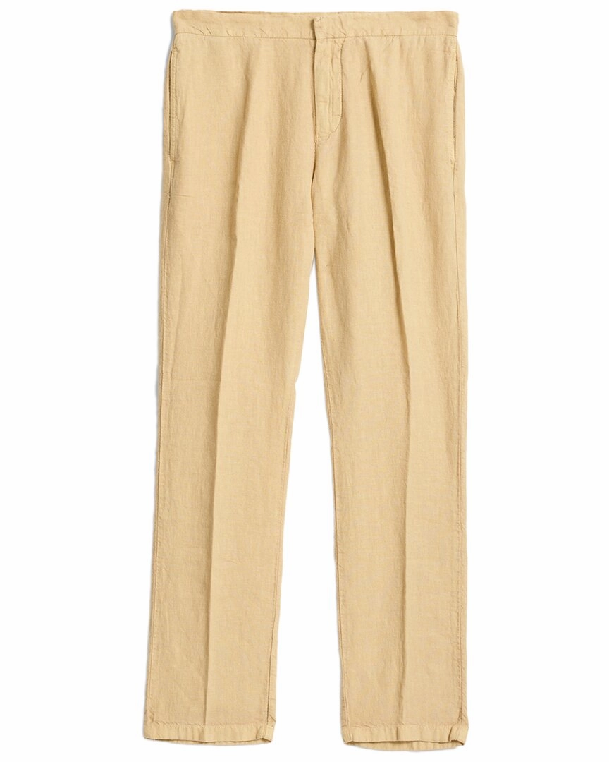 John Varvatos Sal Side Seam Pocket Linen-Blend Pant