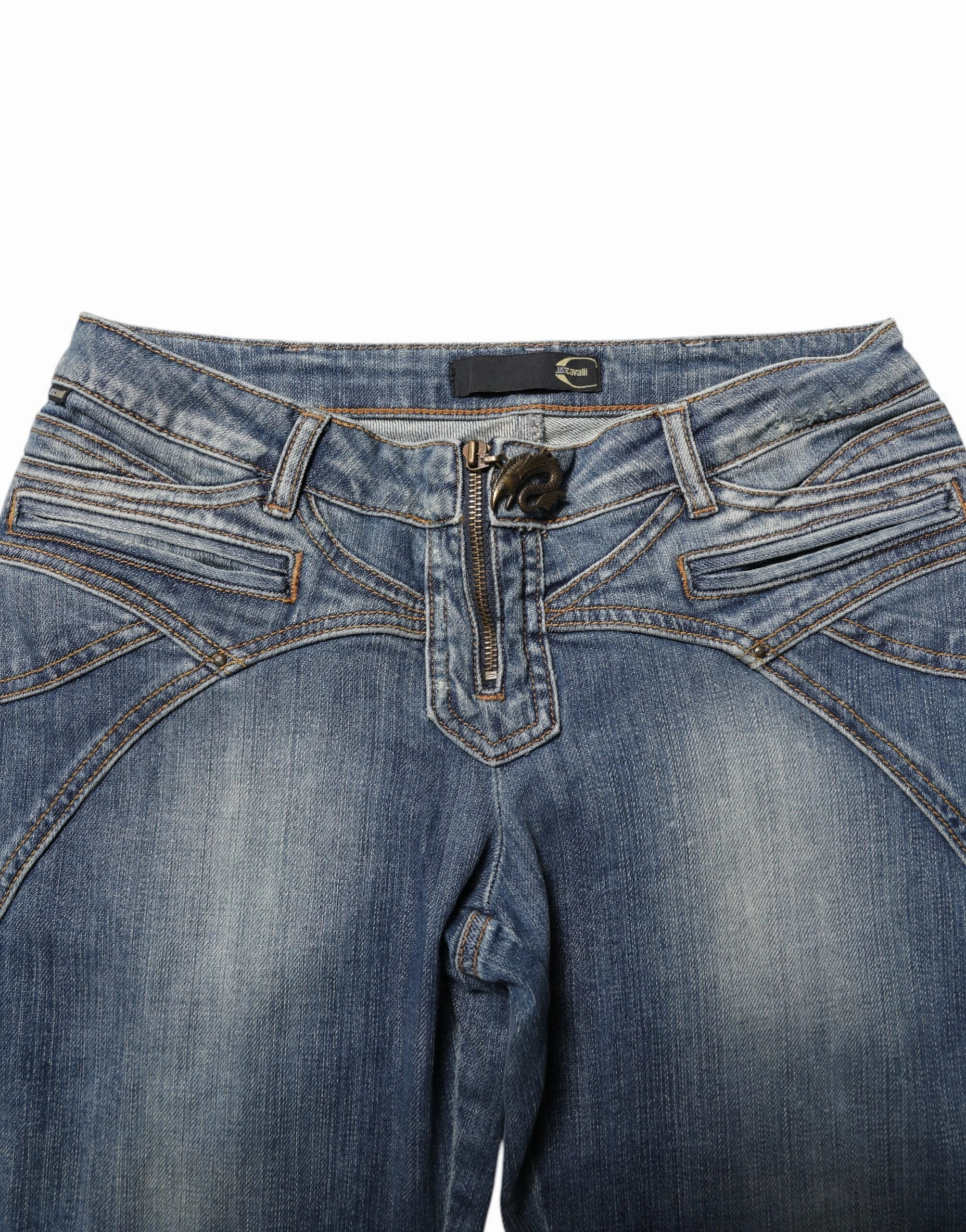 Just Cavalli Washed Straight Fit Men Men's Jeans