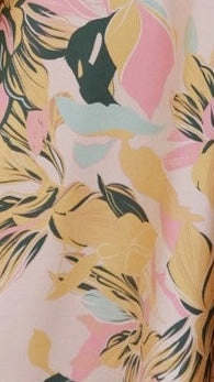 Kaethe Maxi Dress - Beige/Lilac