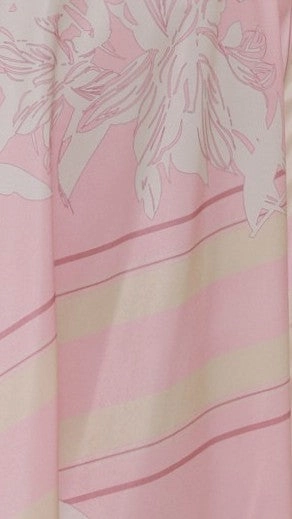 Kaethe Maxi Dress - Pink/White