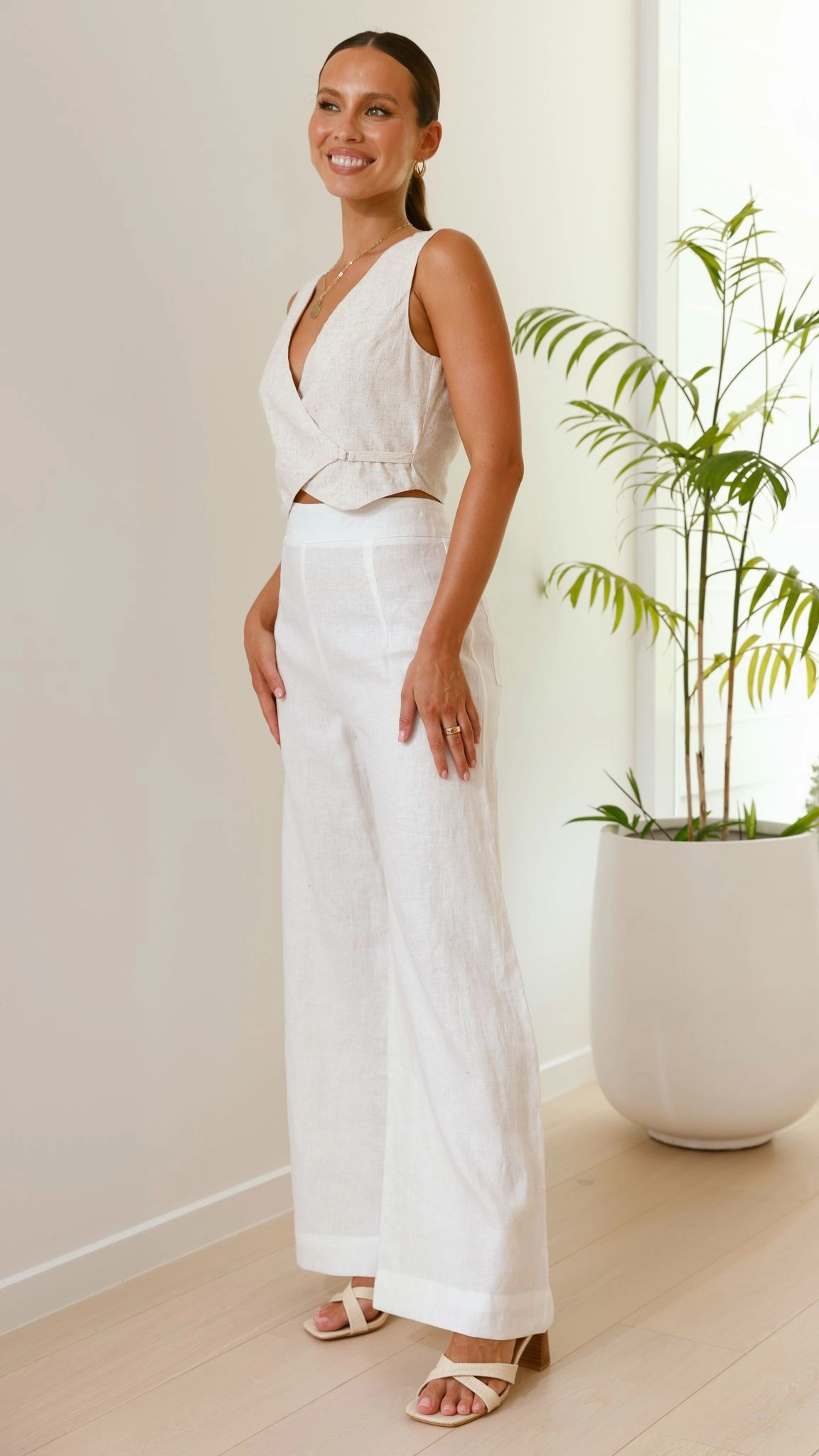 Karah Pants - White