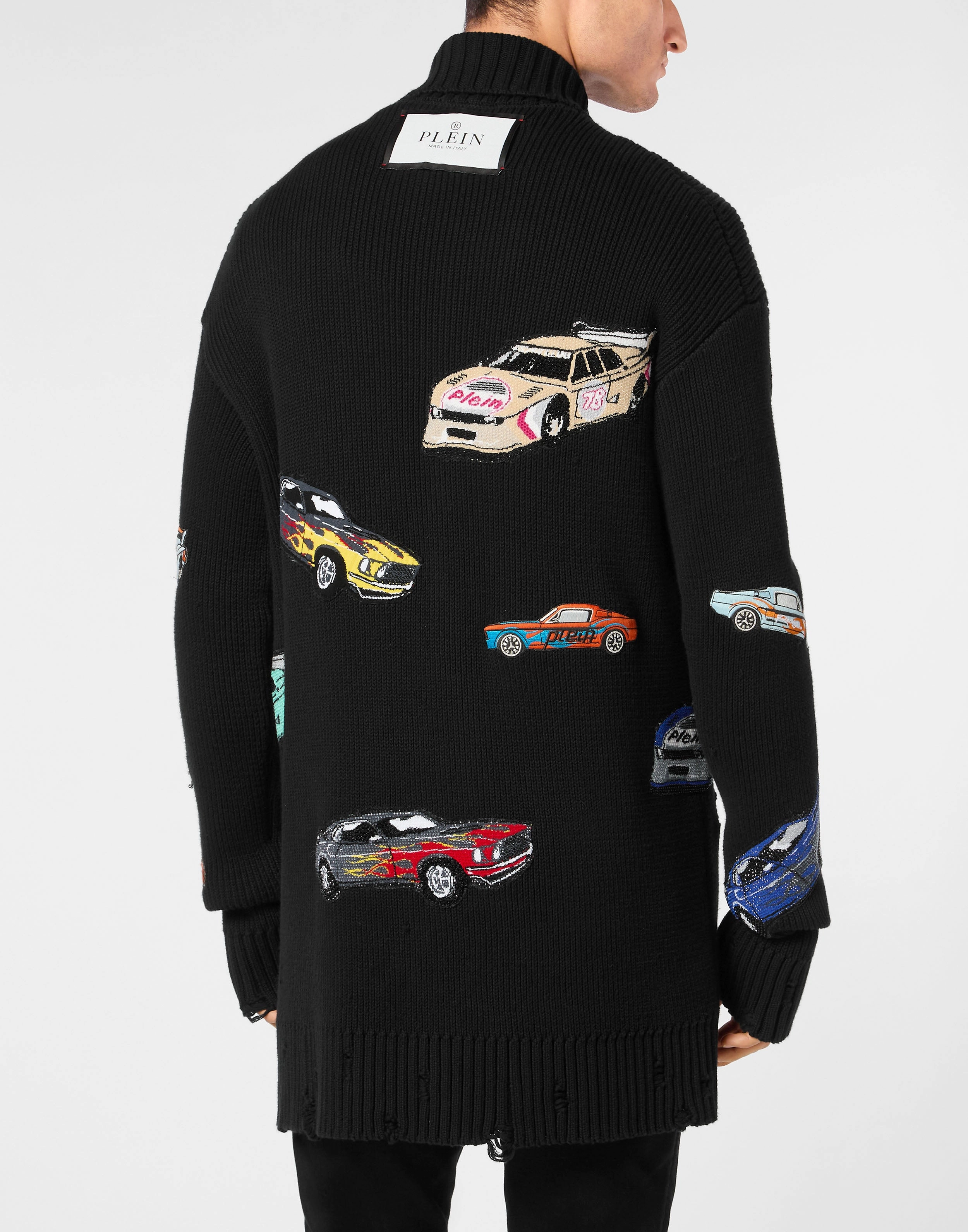 Knitted Cardigan LS Cars Racing