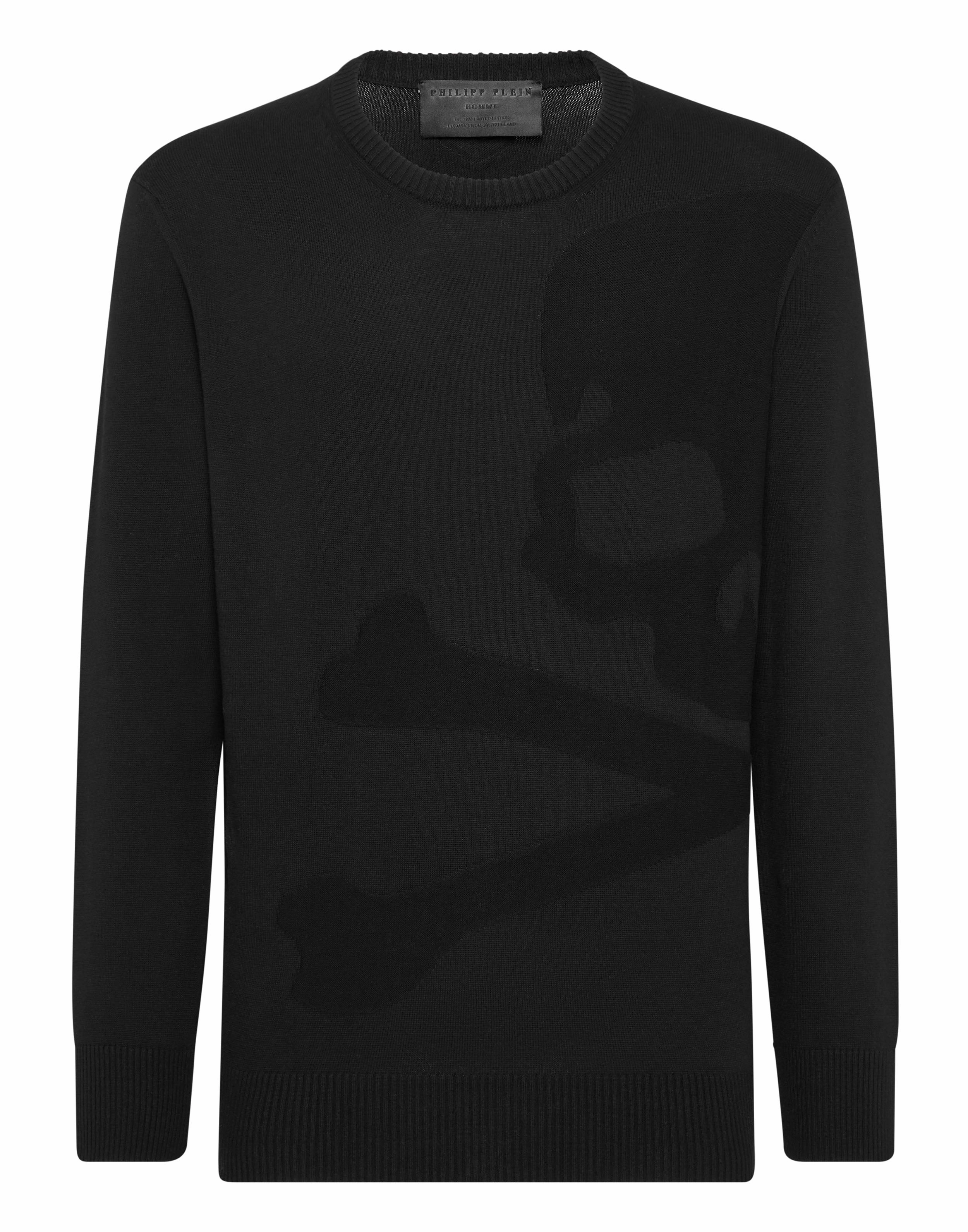 Knitted Pullover Round Neck LS Skull&amp;Bones