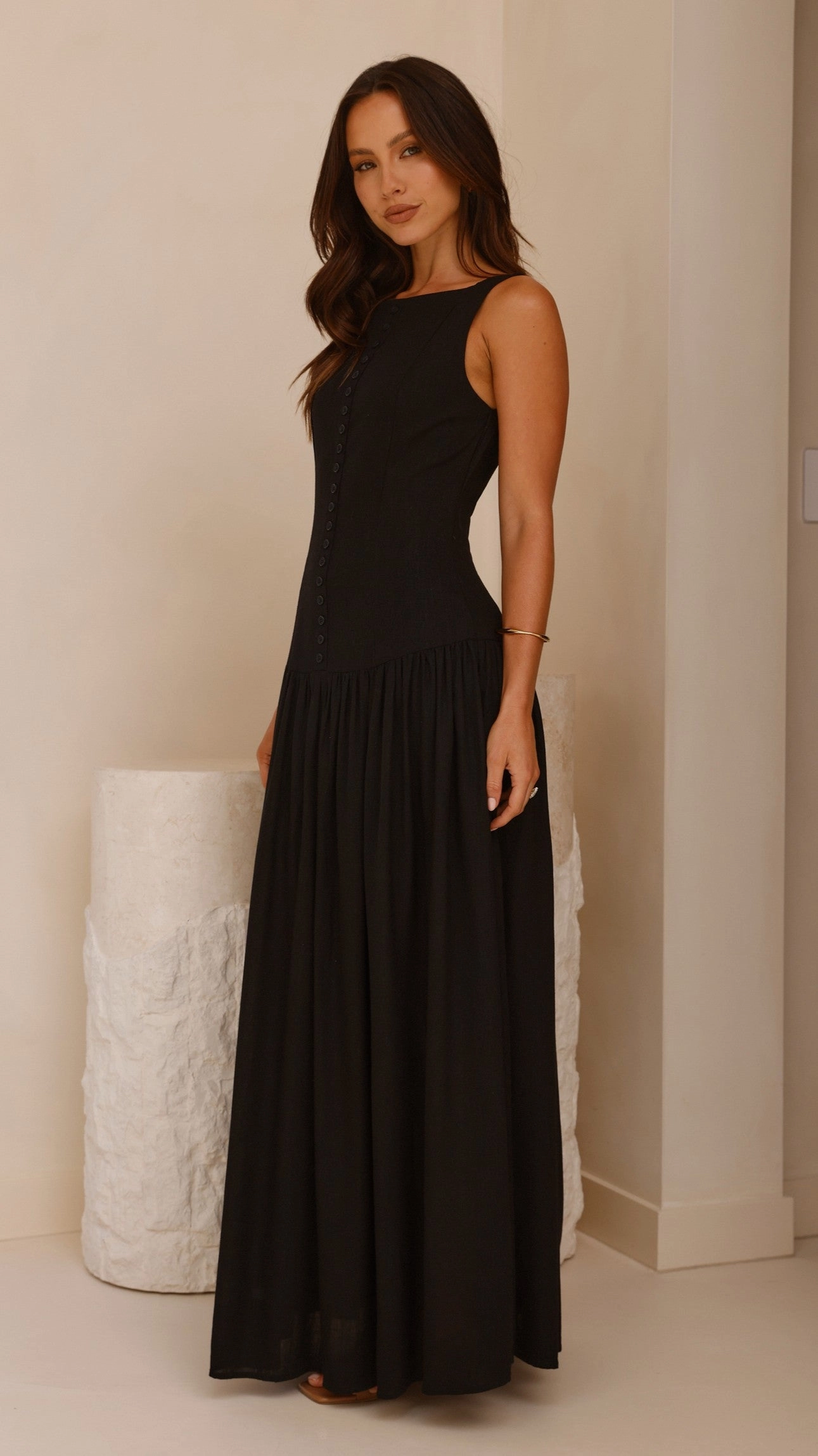 Kora Maxi Dress - Black