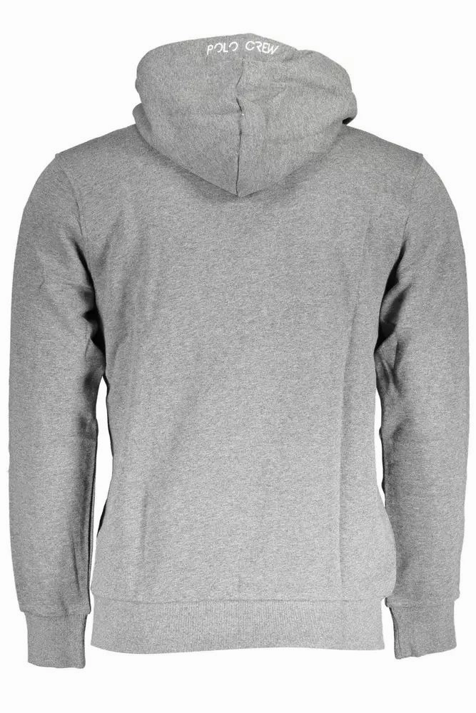 La Martina Chic  Hooded Sweatshirt with Embroidery Men's Detail