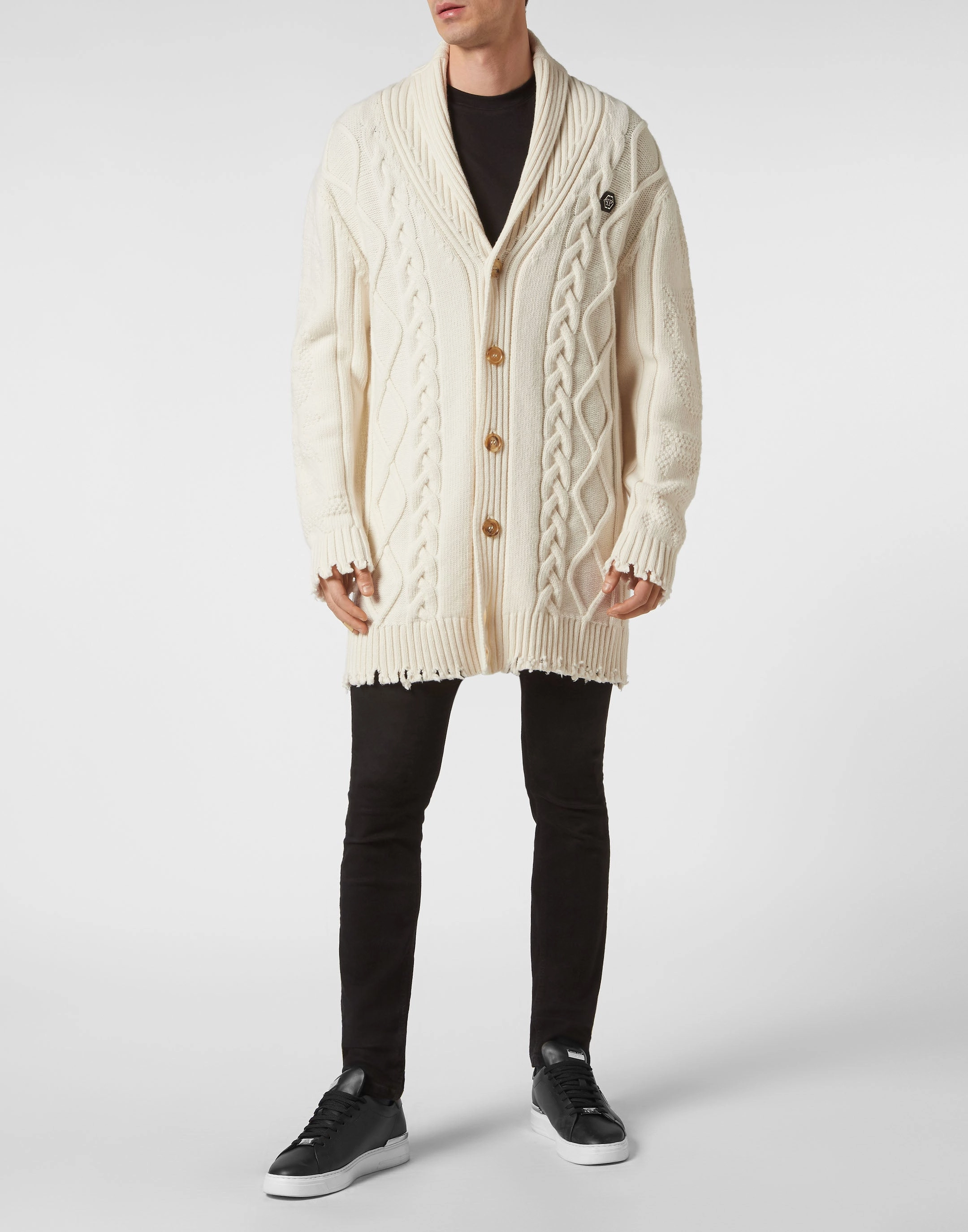 Lambswool Cardigan Skull&amp;Bones