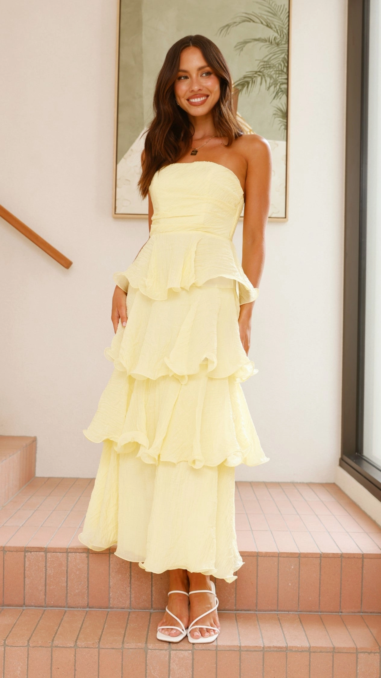 Lanica Maxi Dress - Yellow