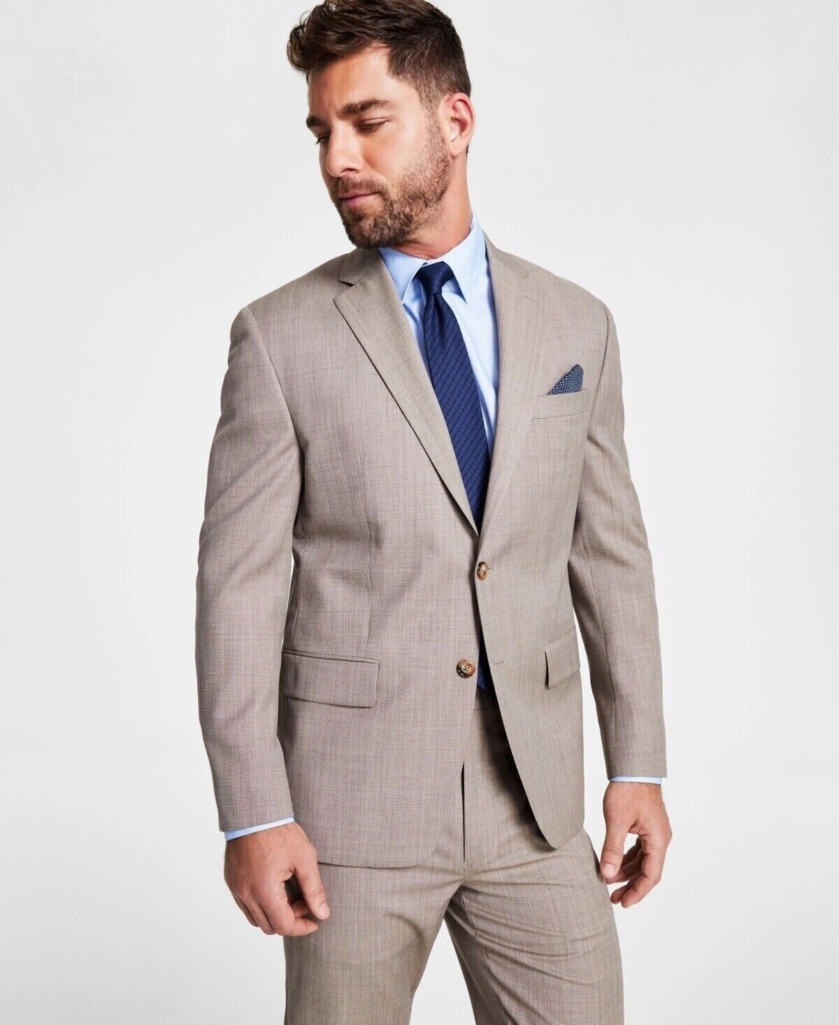 Lauren Ralph Lauren Suit Jacket Mens 40R UltraFlex Classic-Fit Long Sleeve MKL65