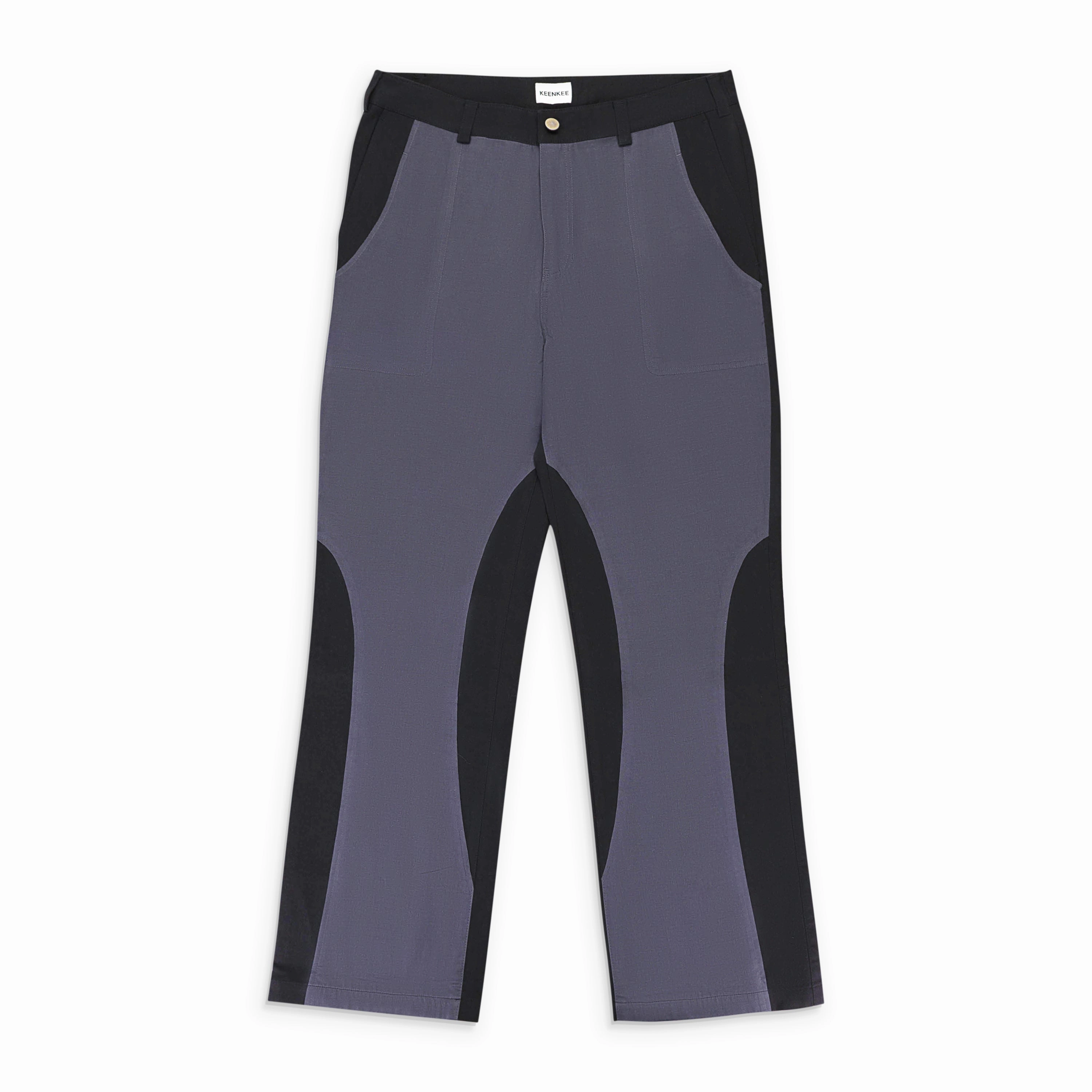 LAYER PANTS BLACK PURPLE GRAY TROUSERS