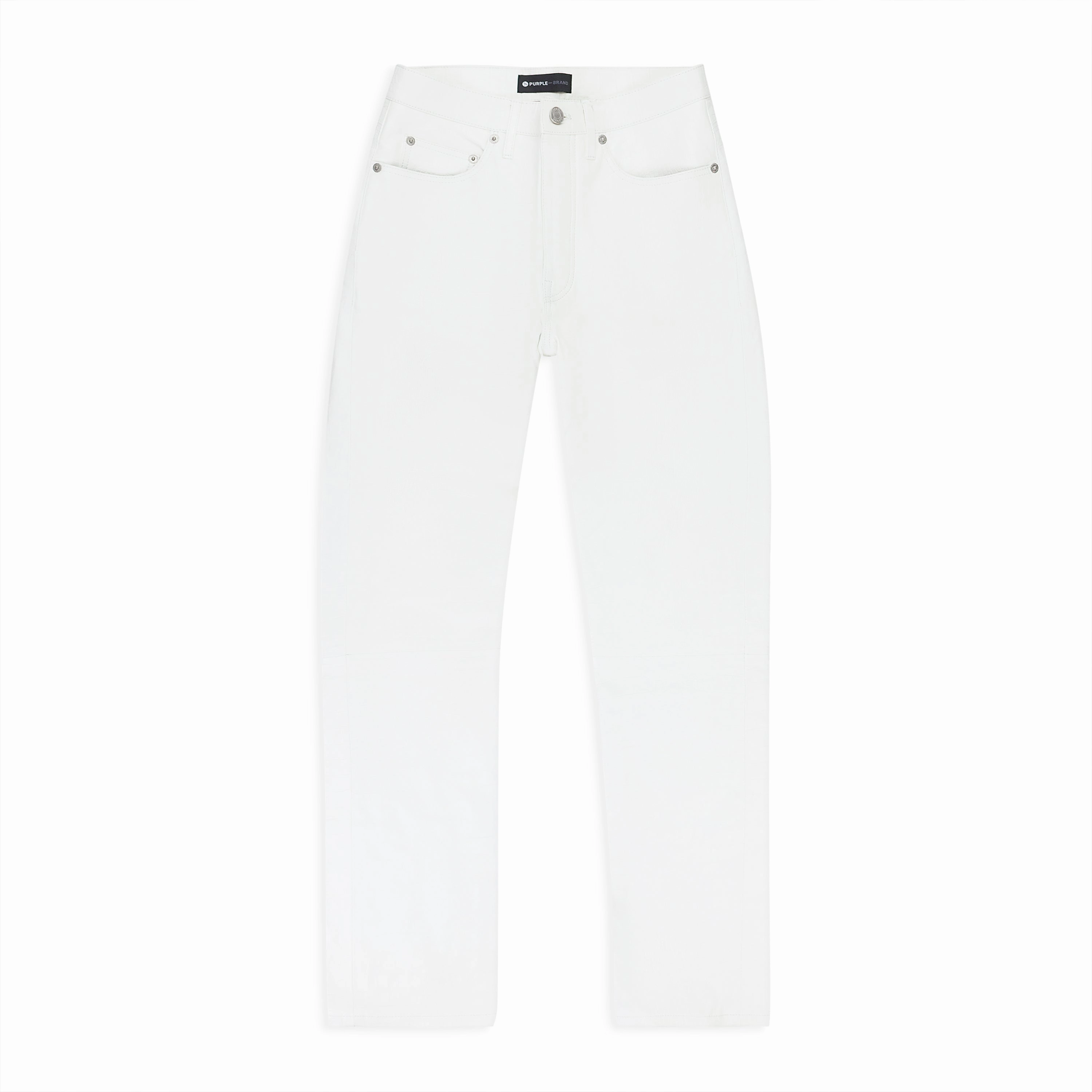 LEATHER RELAXED FIT PANT WHITE SKINNY JEANS