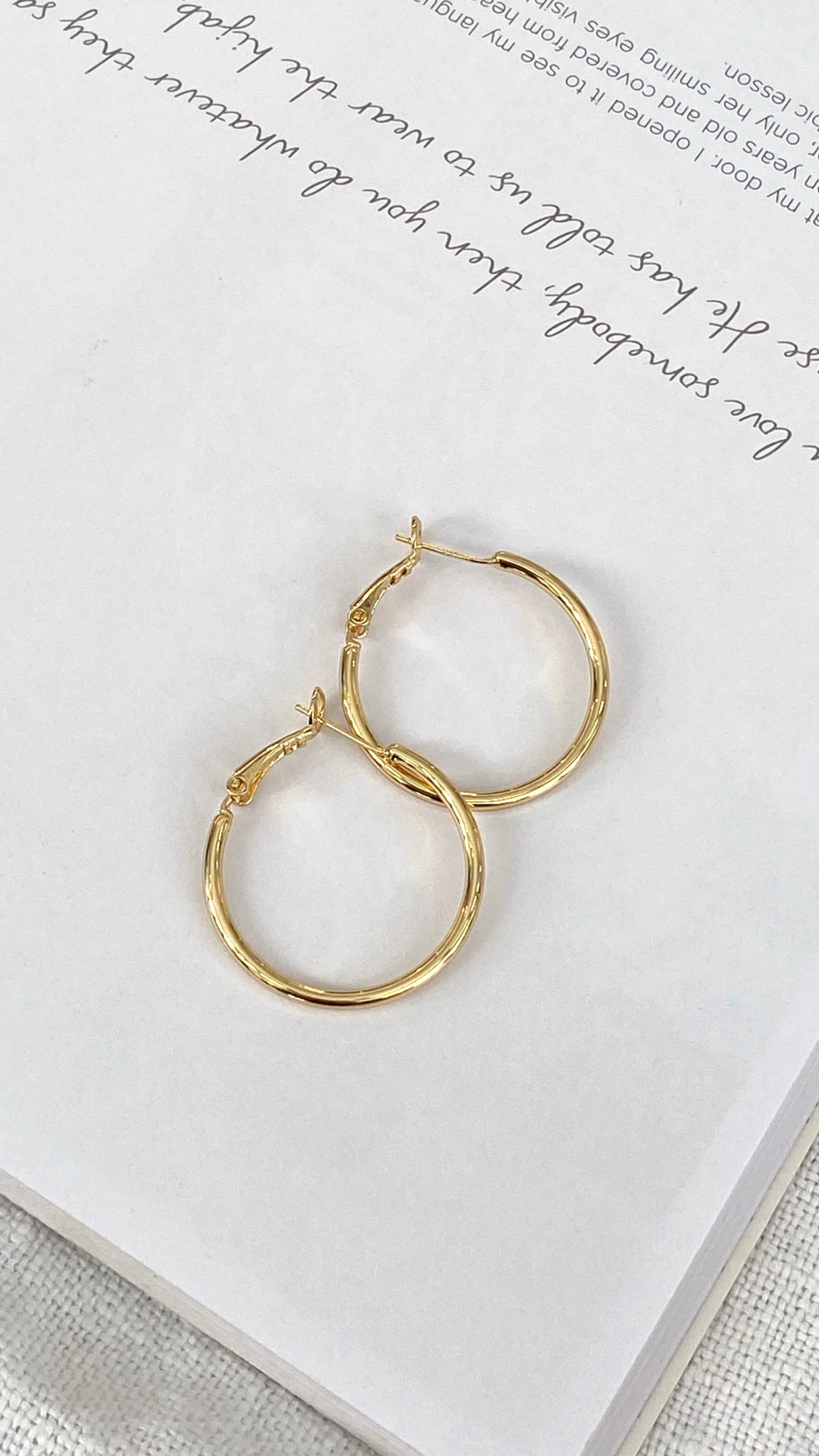 Leni Hoops - Gold