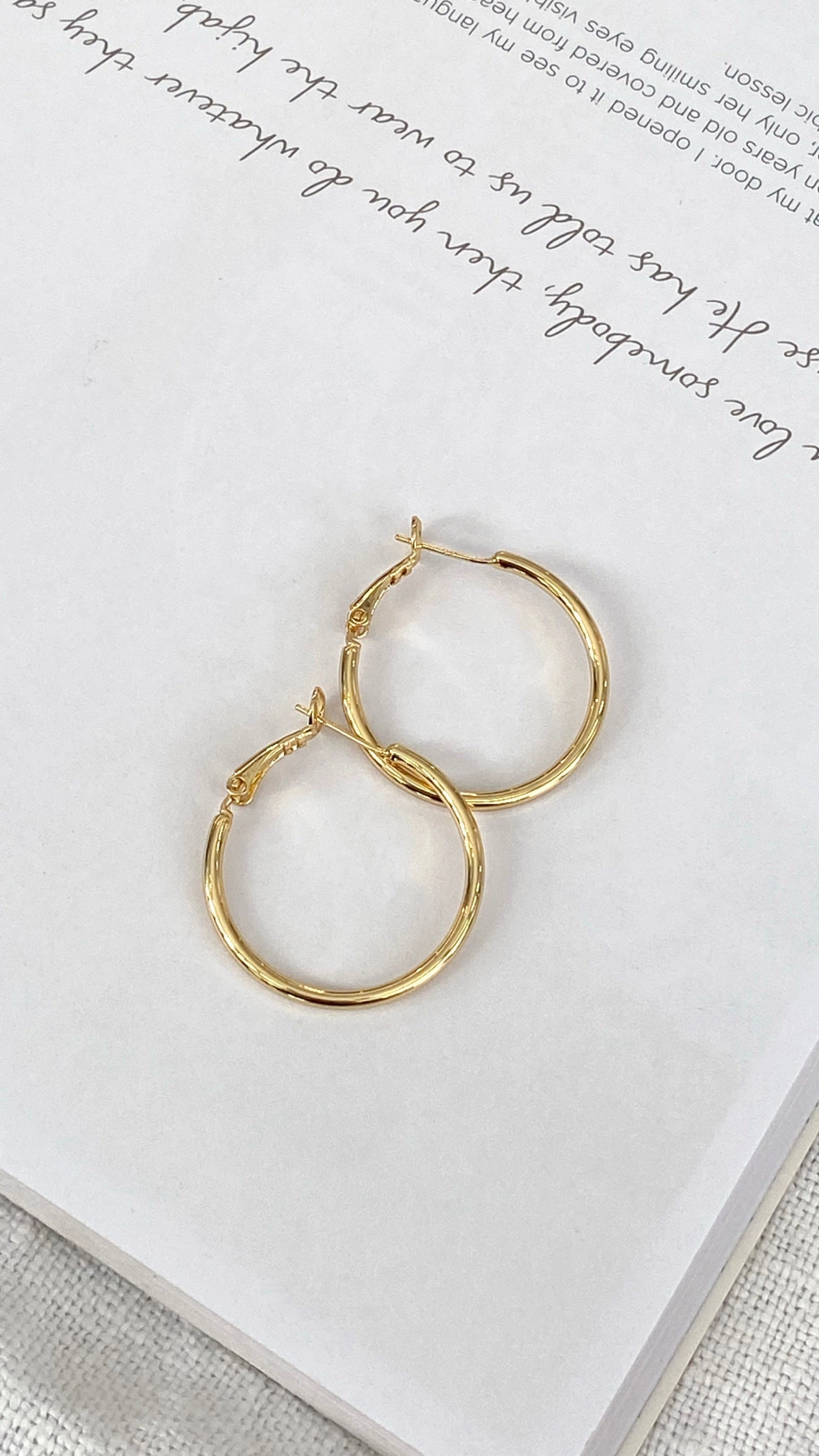 Leni Hoops - Gold