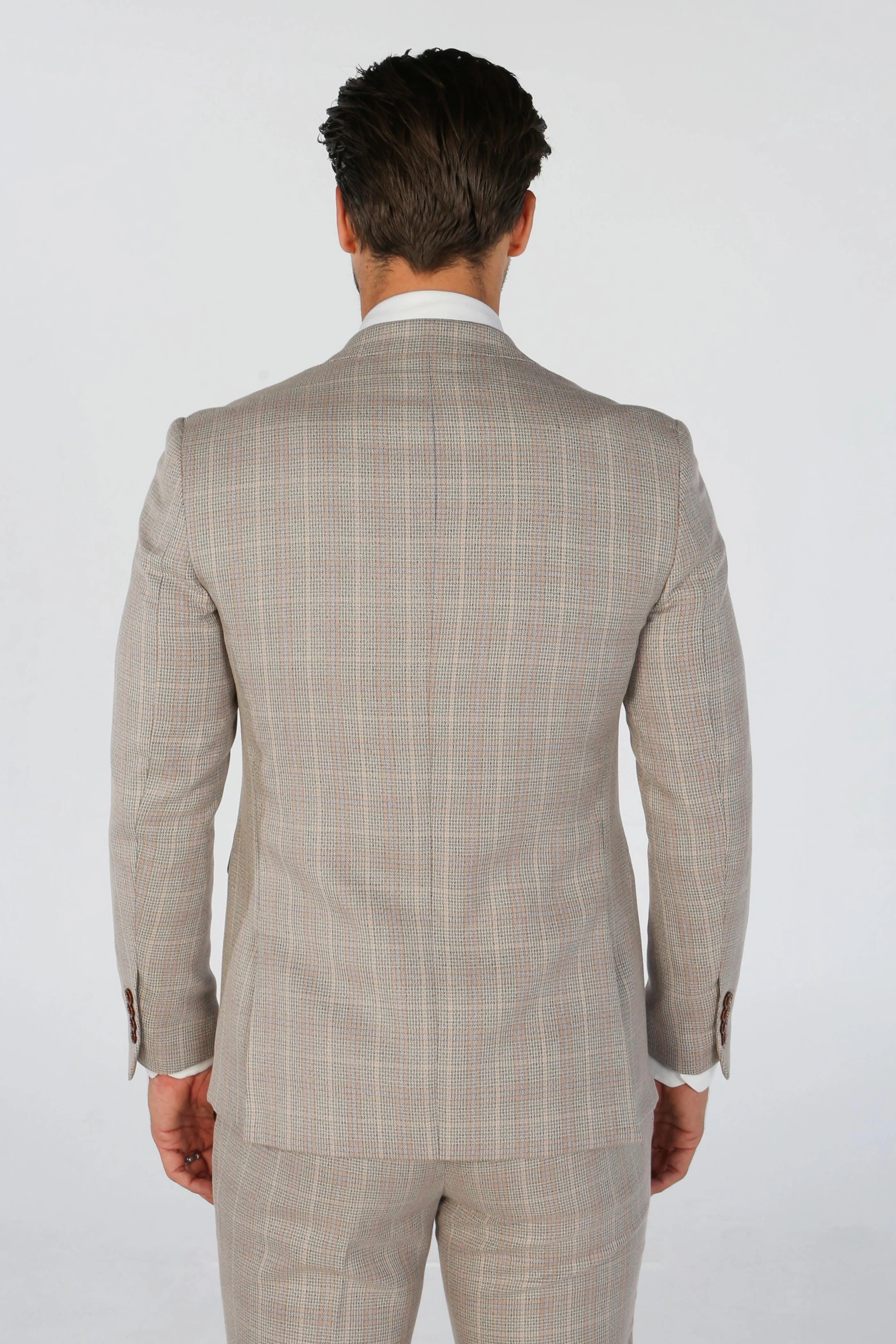 Leo 3 Piece Checked Suit