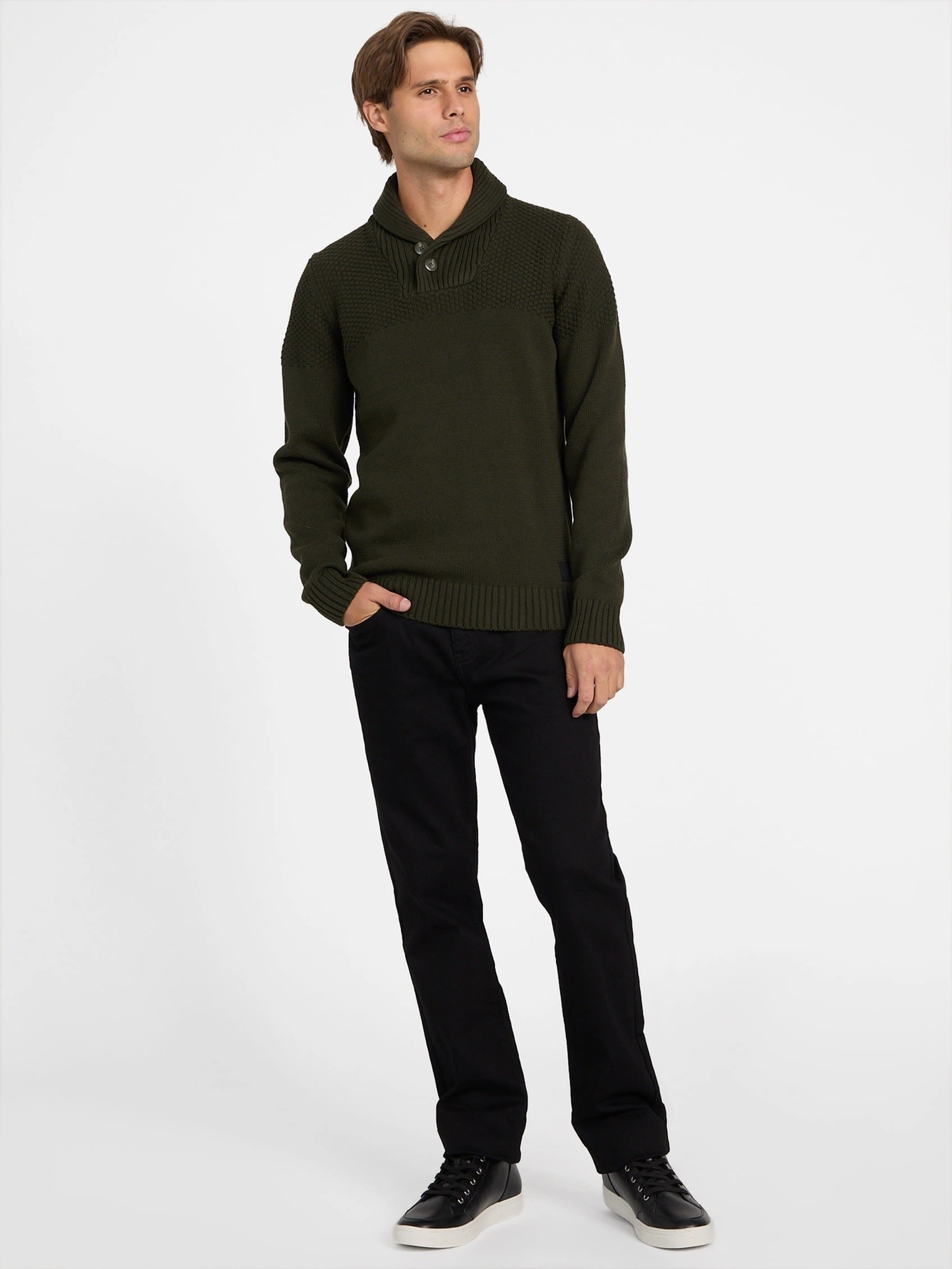 Leo Shawl Sweater