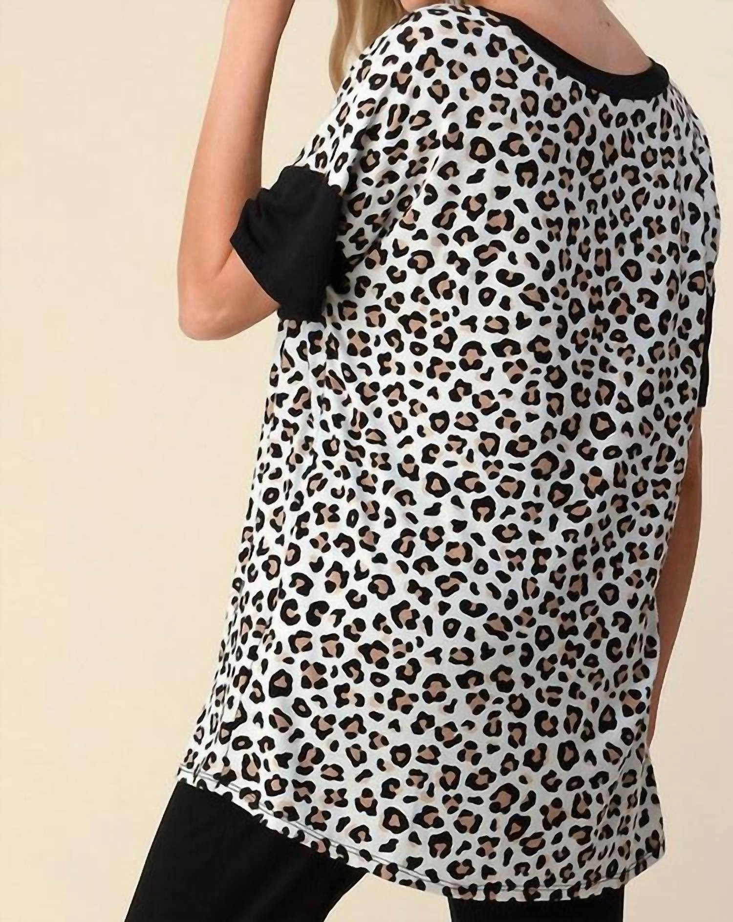 Leopard Loungewear Set - Plus In Multi