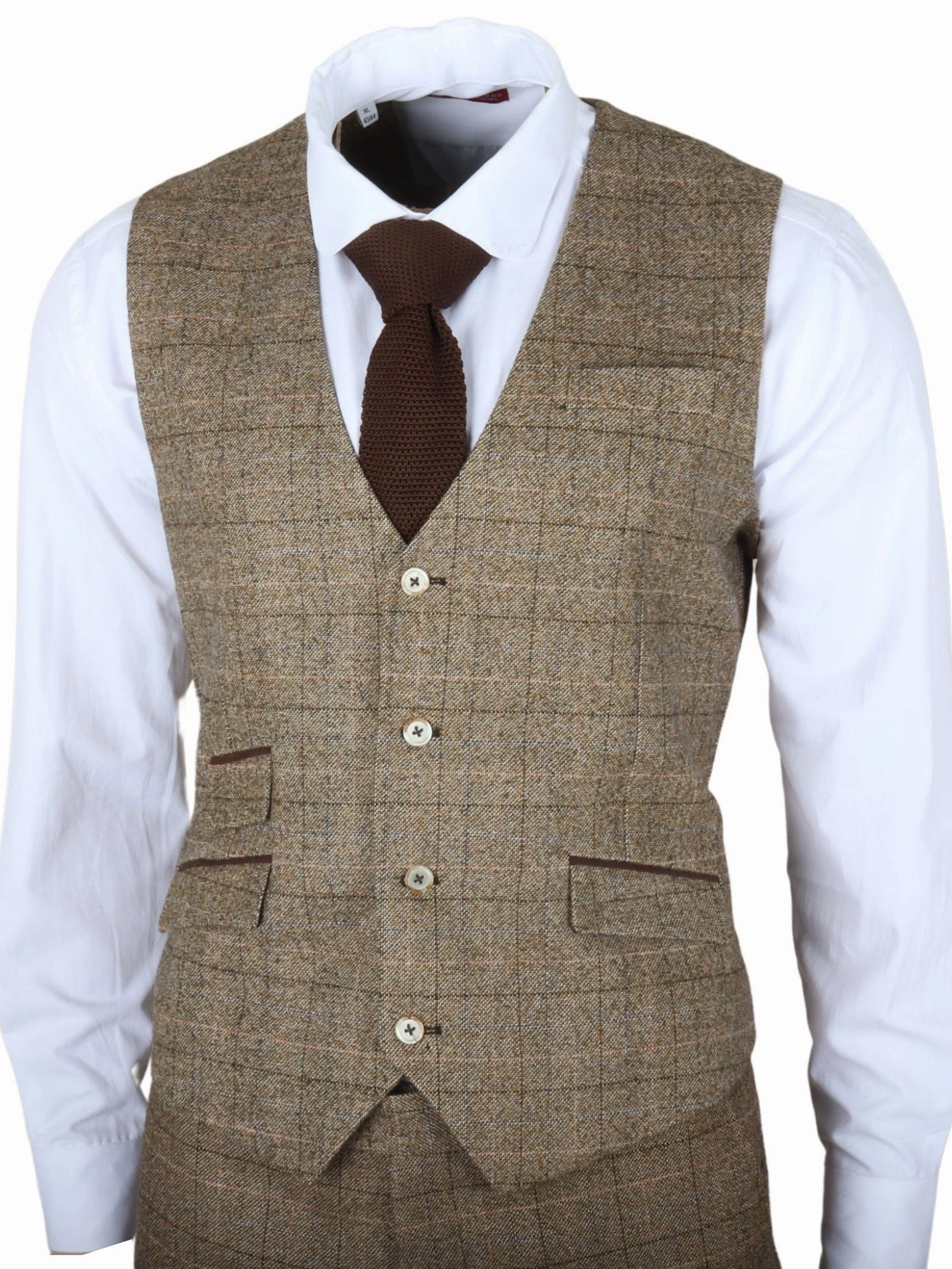 Liam 3 Piece Suit Checked Slim Fit Formal Dress